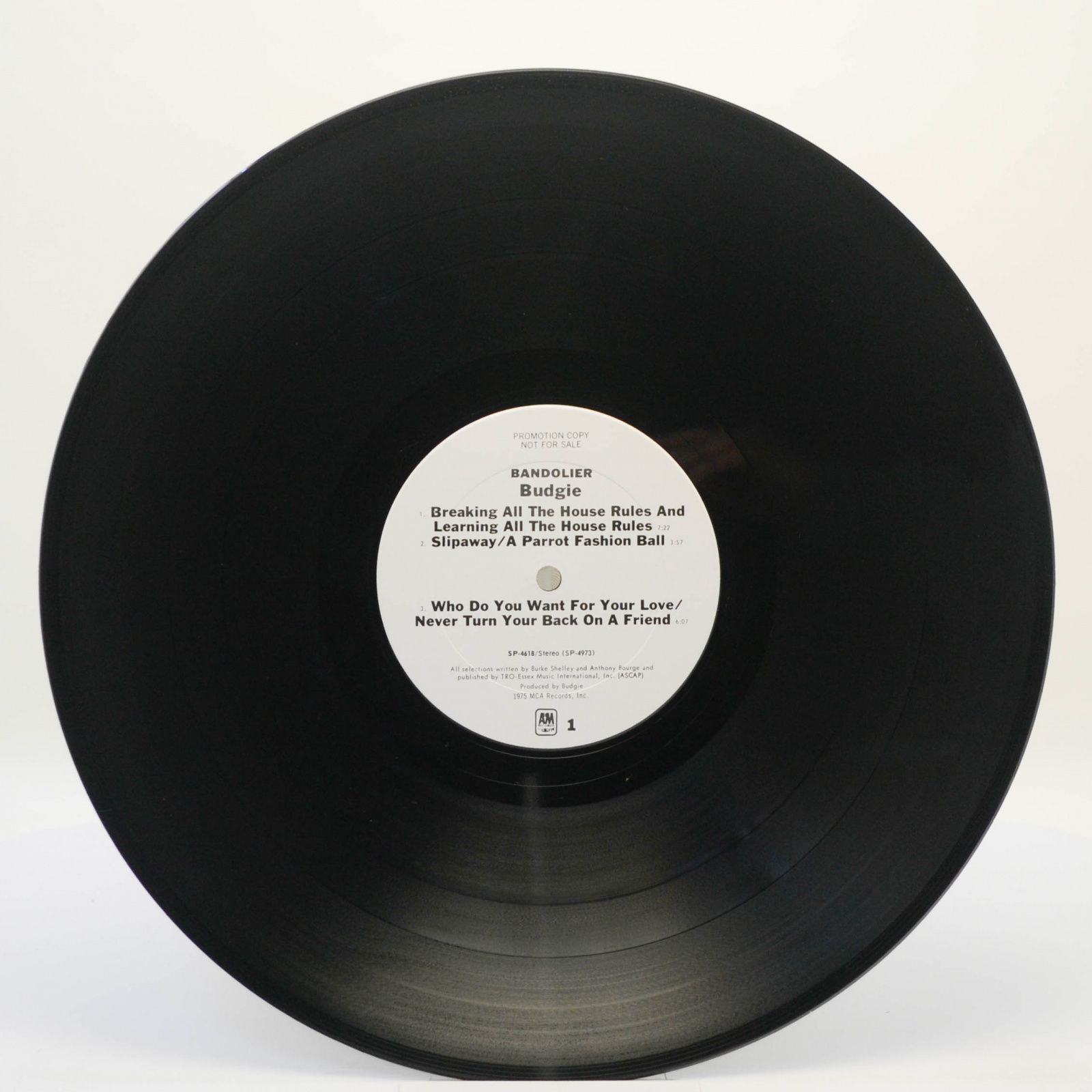 Budgie — Bandolier (USA), 1975