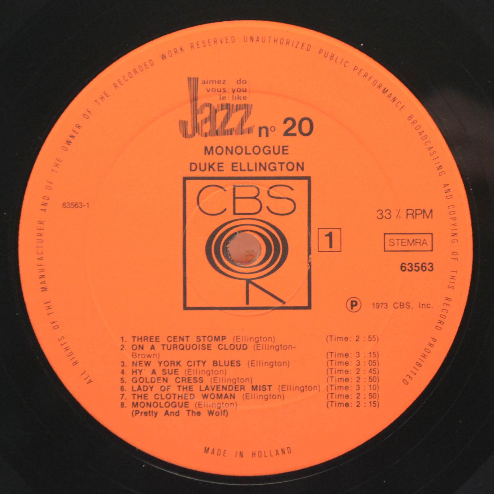 Duke Ellington — Monologue, 1973