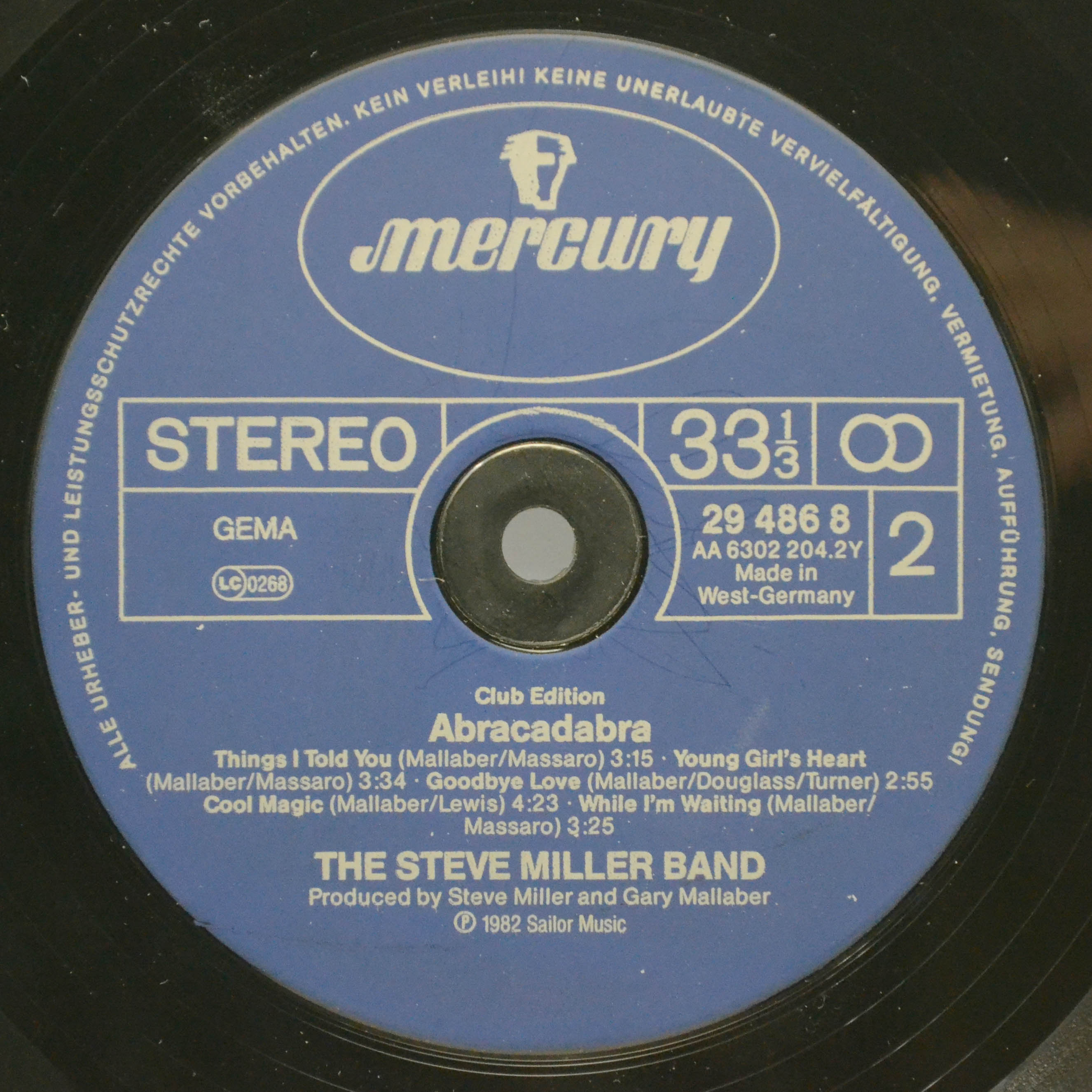 Steve Miller Band — Abracadabra, 1982