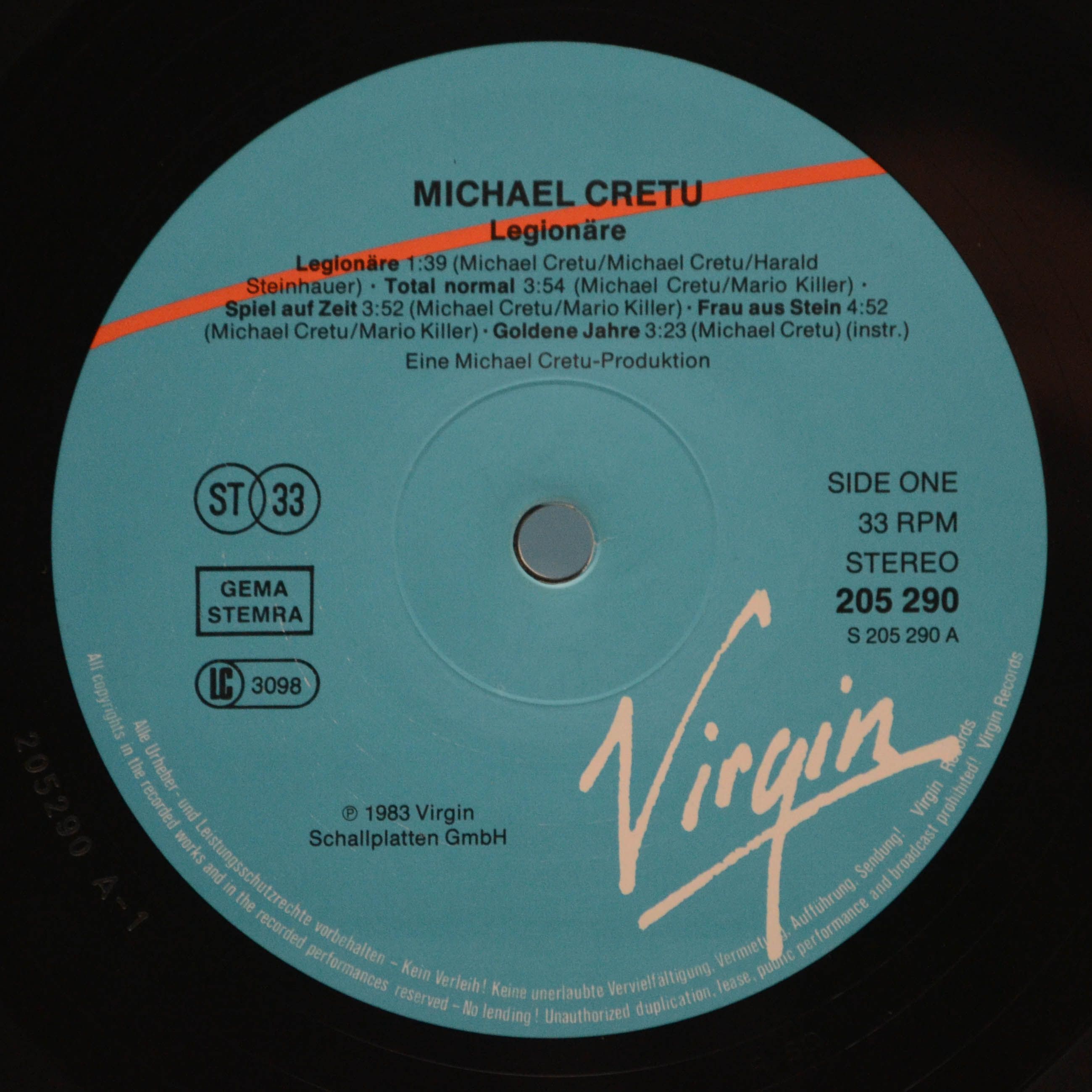 Michael Cretu — Legionäre, 1983