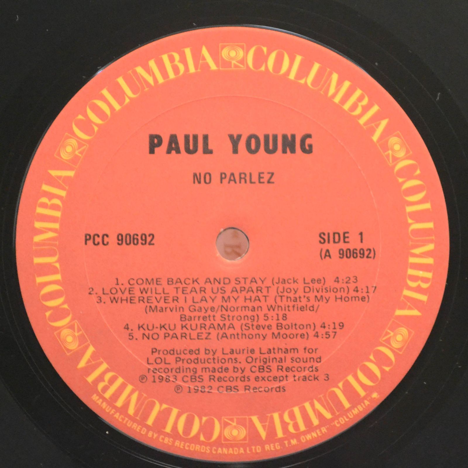 Paul Young — No Parlez, 1983