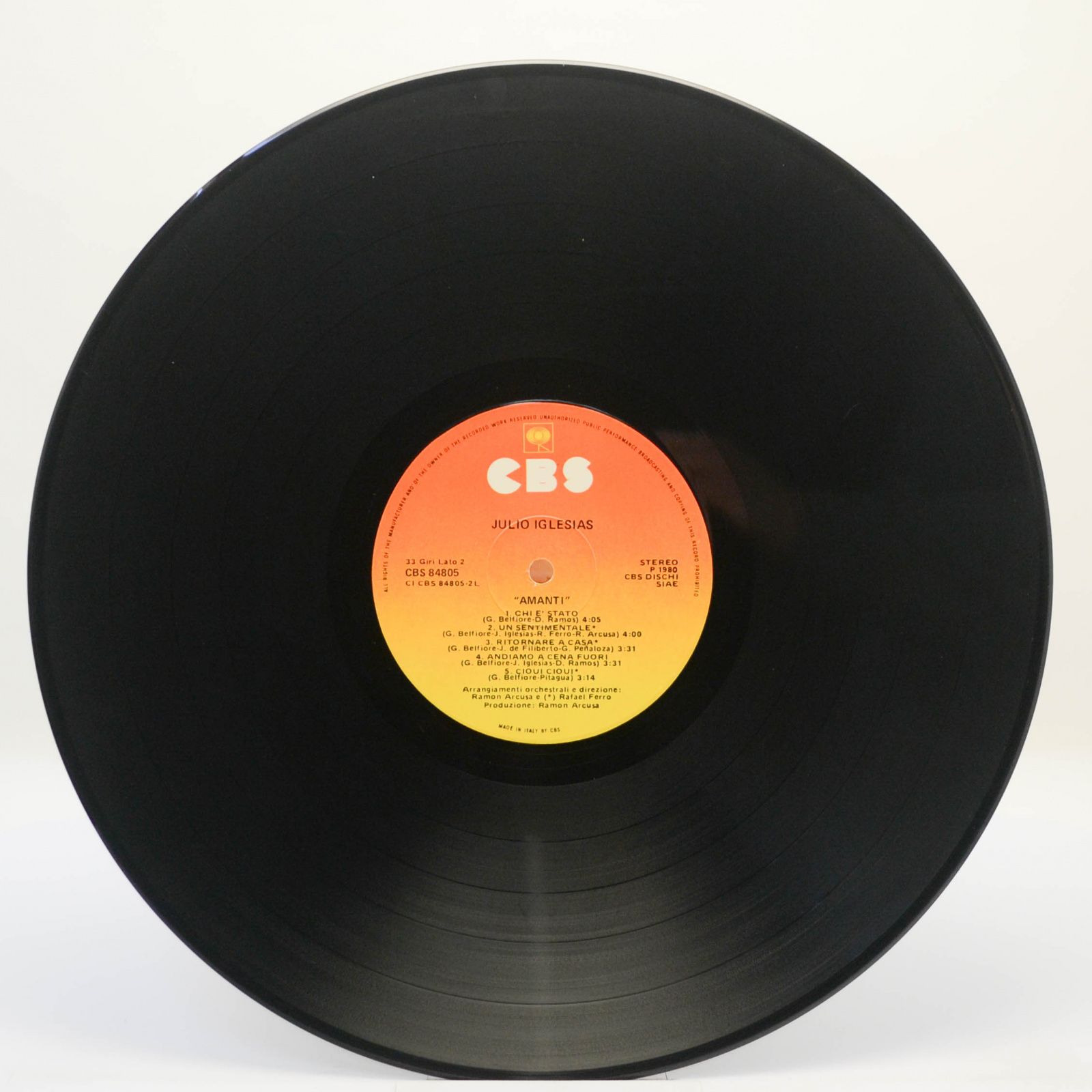 Julio Iglesias — Amanti, 1981