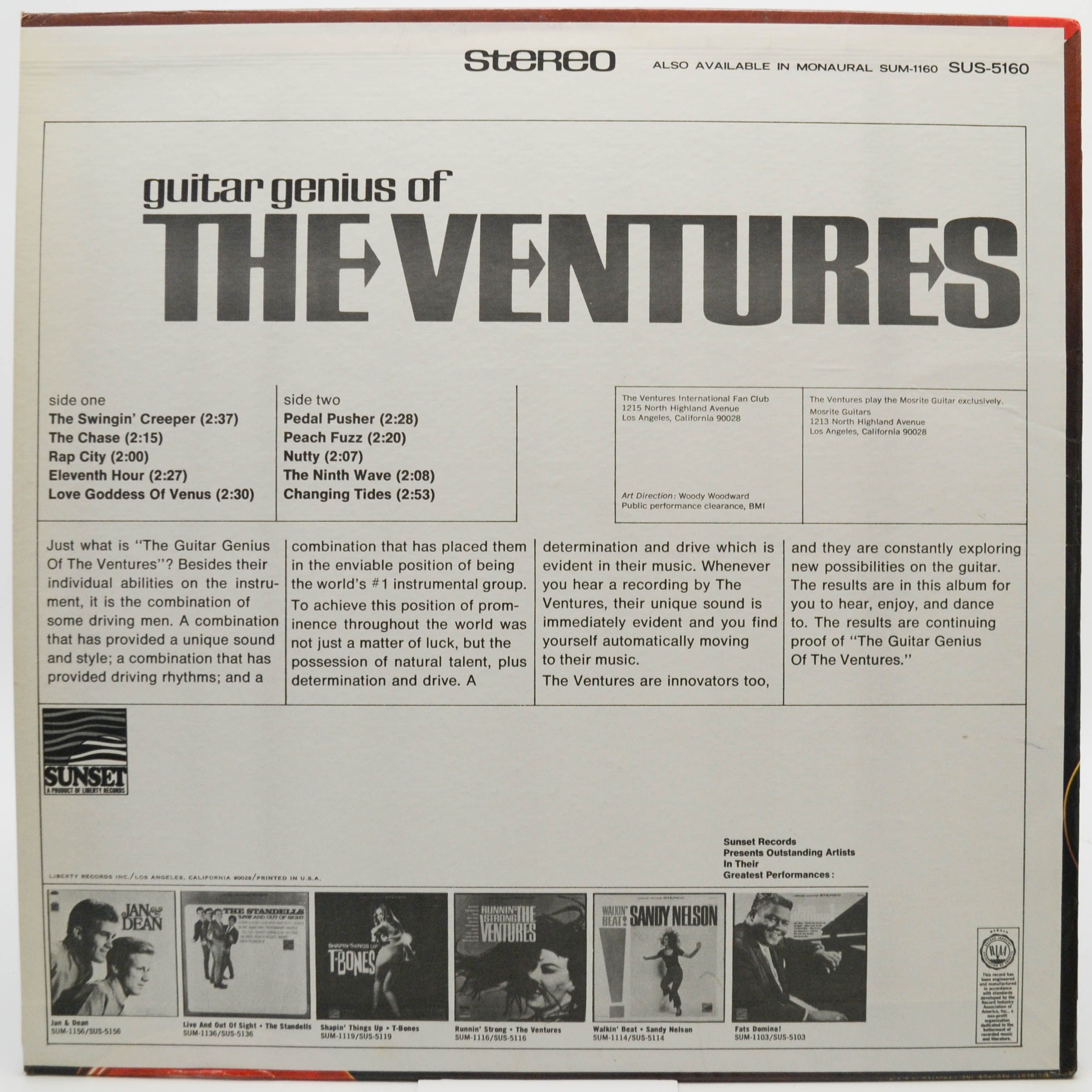 Ventures — Guitar Genius Of The Ventures (USA), 1967