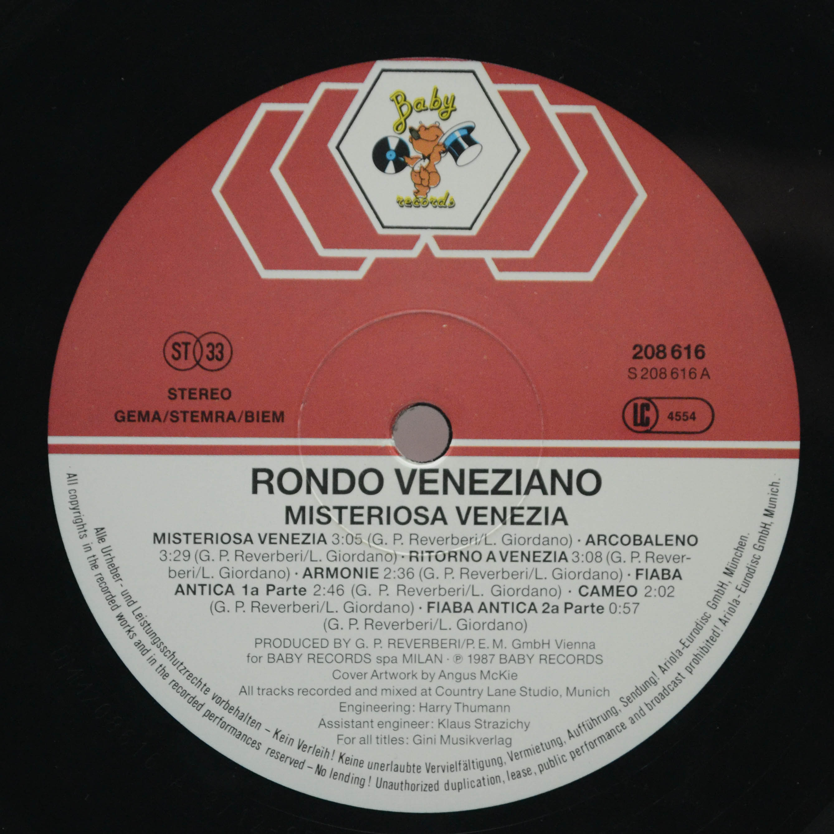 Rondo' Veneziano — Fantasia Veneziana, 1986