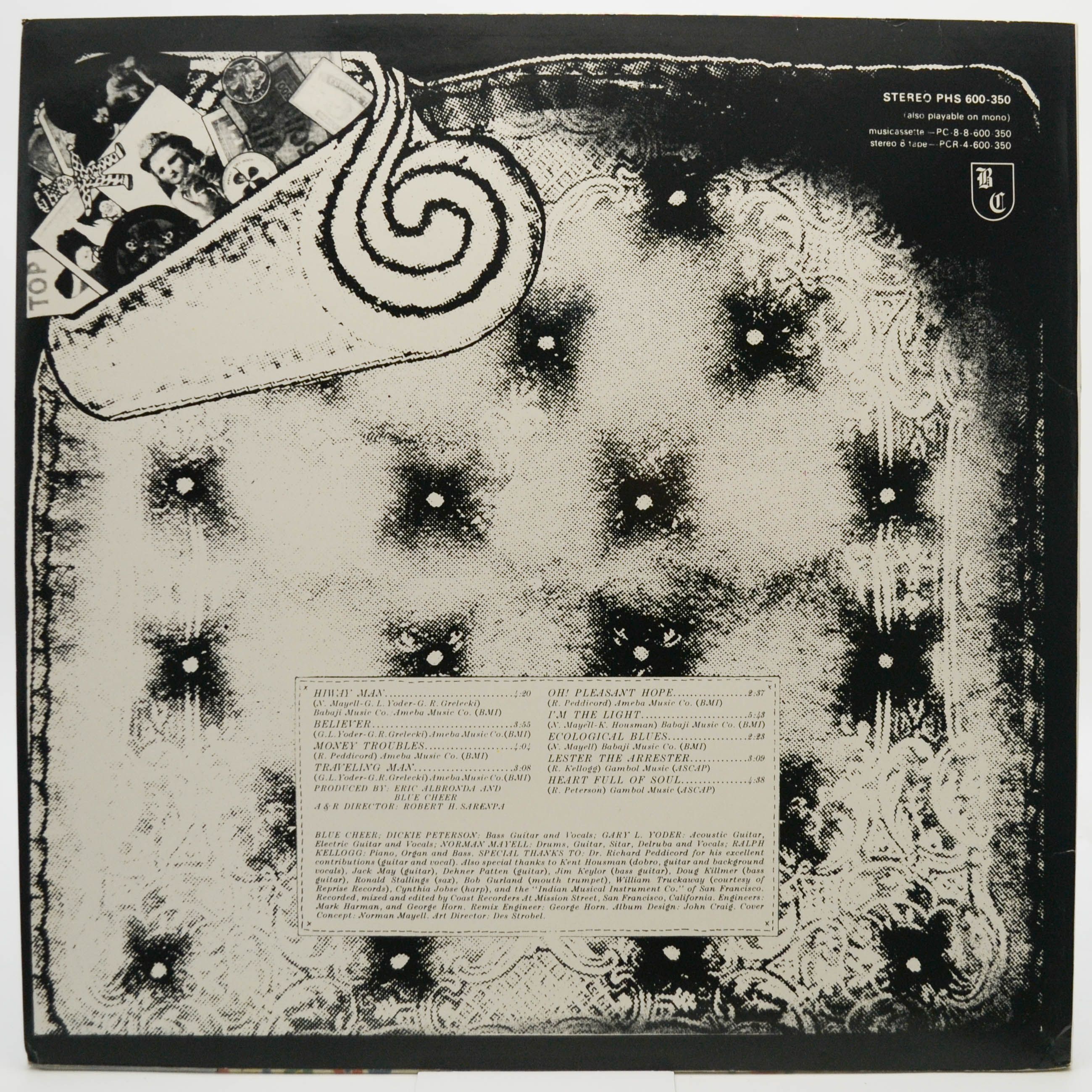 Blue Cheer — Oh! Pleasant Hope, 1971