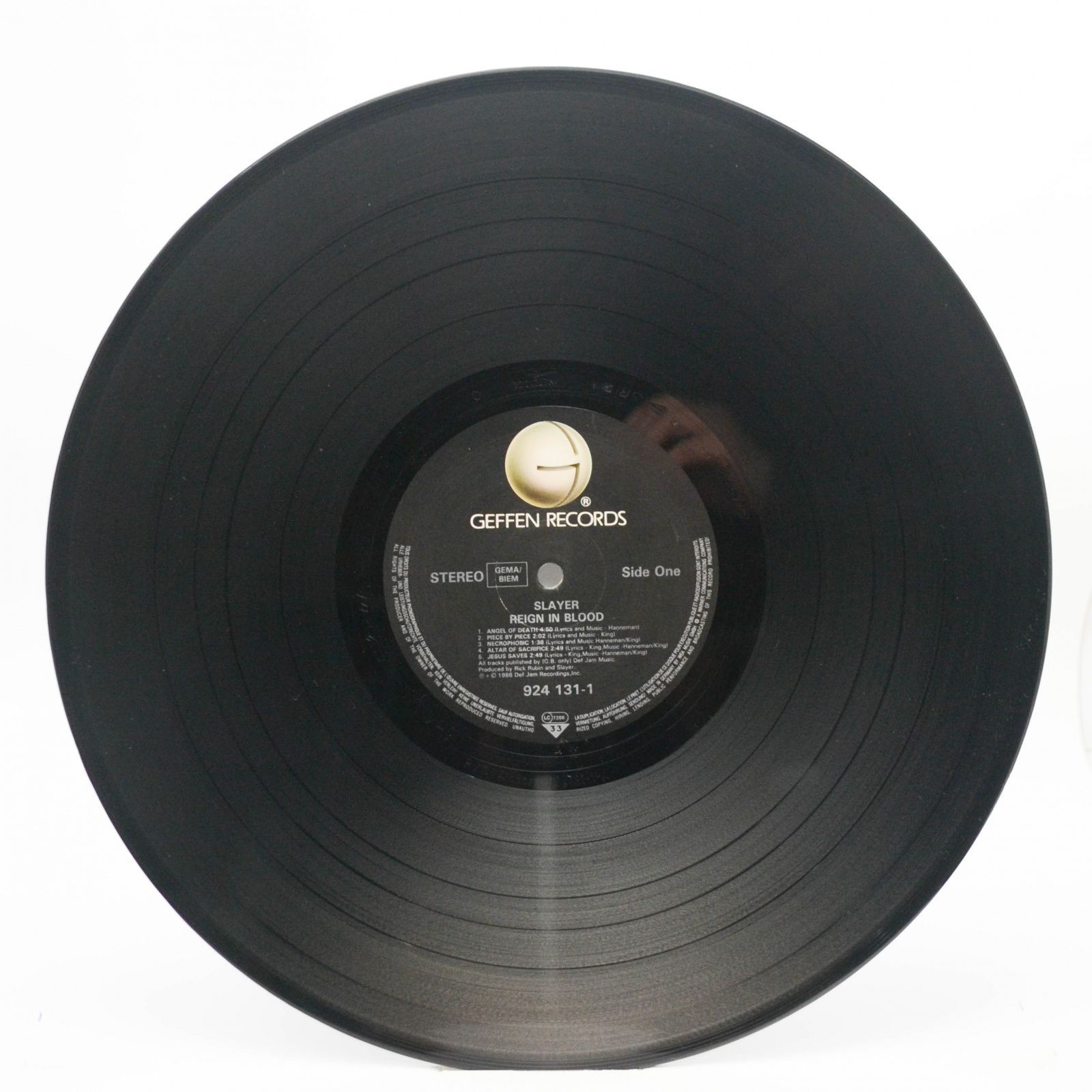 Slayer — Reign In Blood, 1986