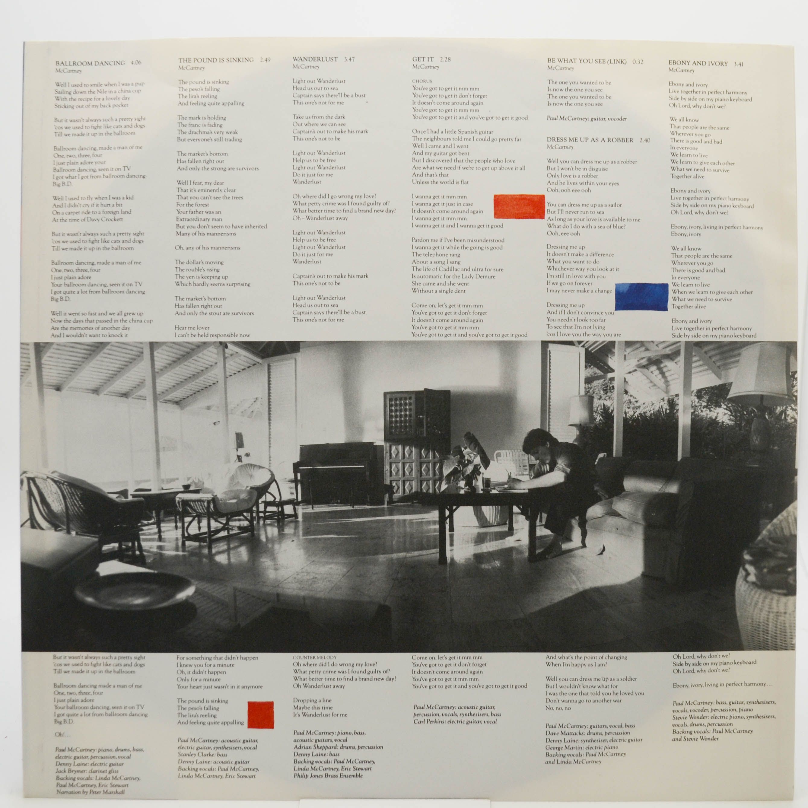 Paul McCartney — Tug Of War, 1982