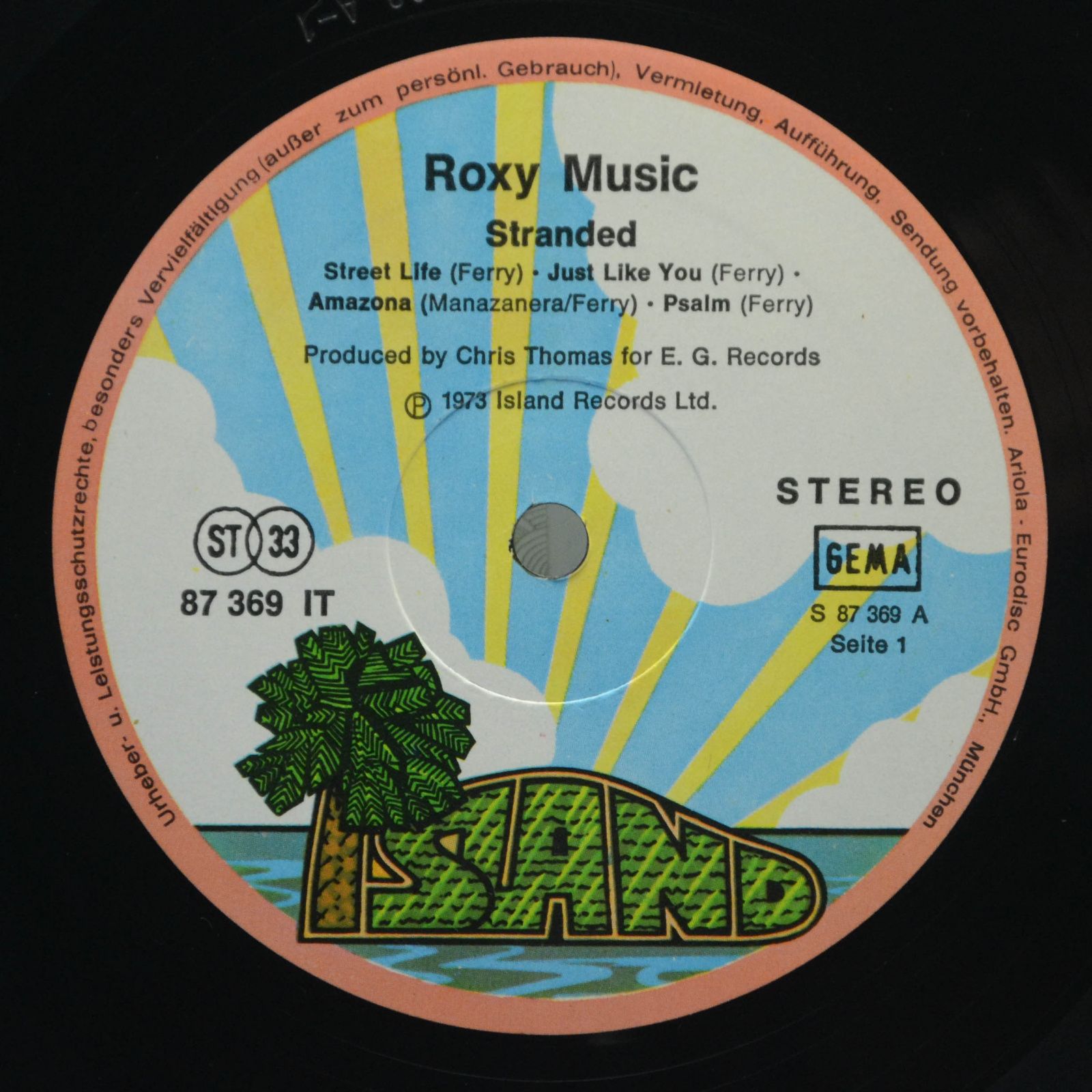 Roxy Music — Stranded, 1973