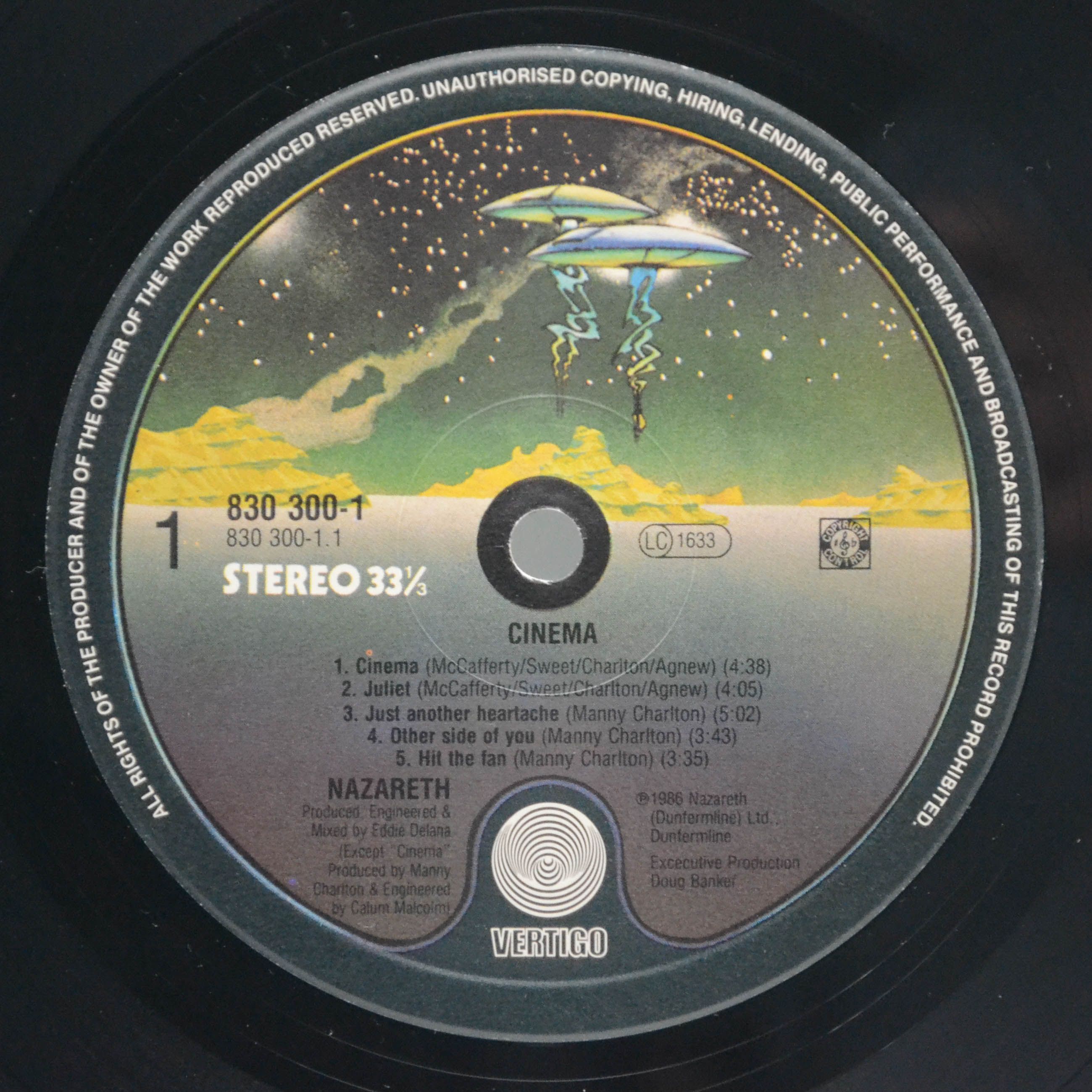 Nazareth — Cinema, 1986