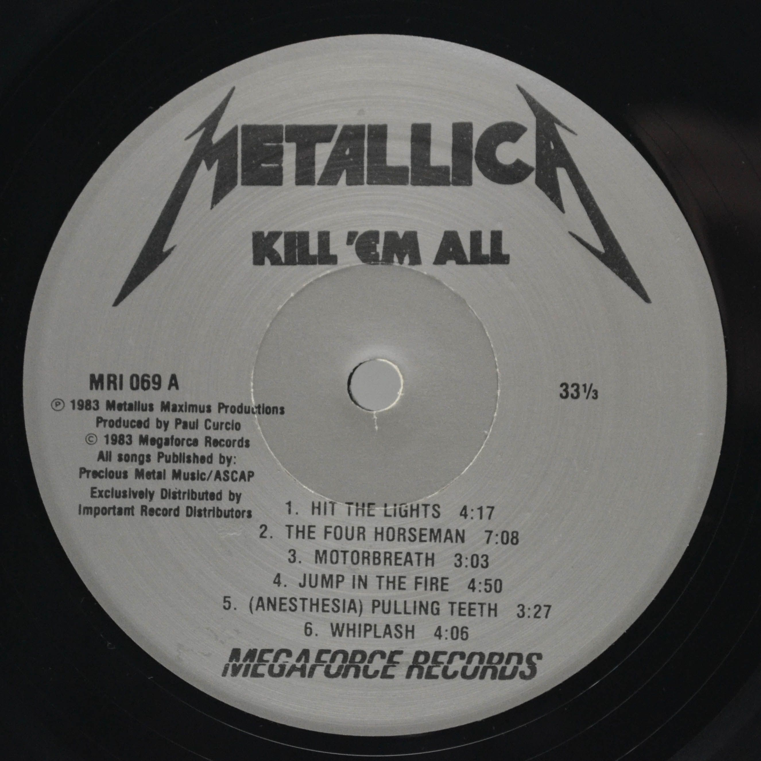 Metallica — Kill 'Em All (USA), 1983