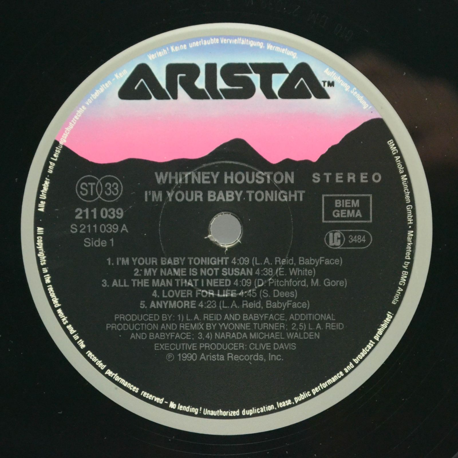 Whitney Houston — I'm Your Baby Tonight, 1990