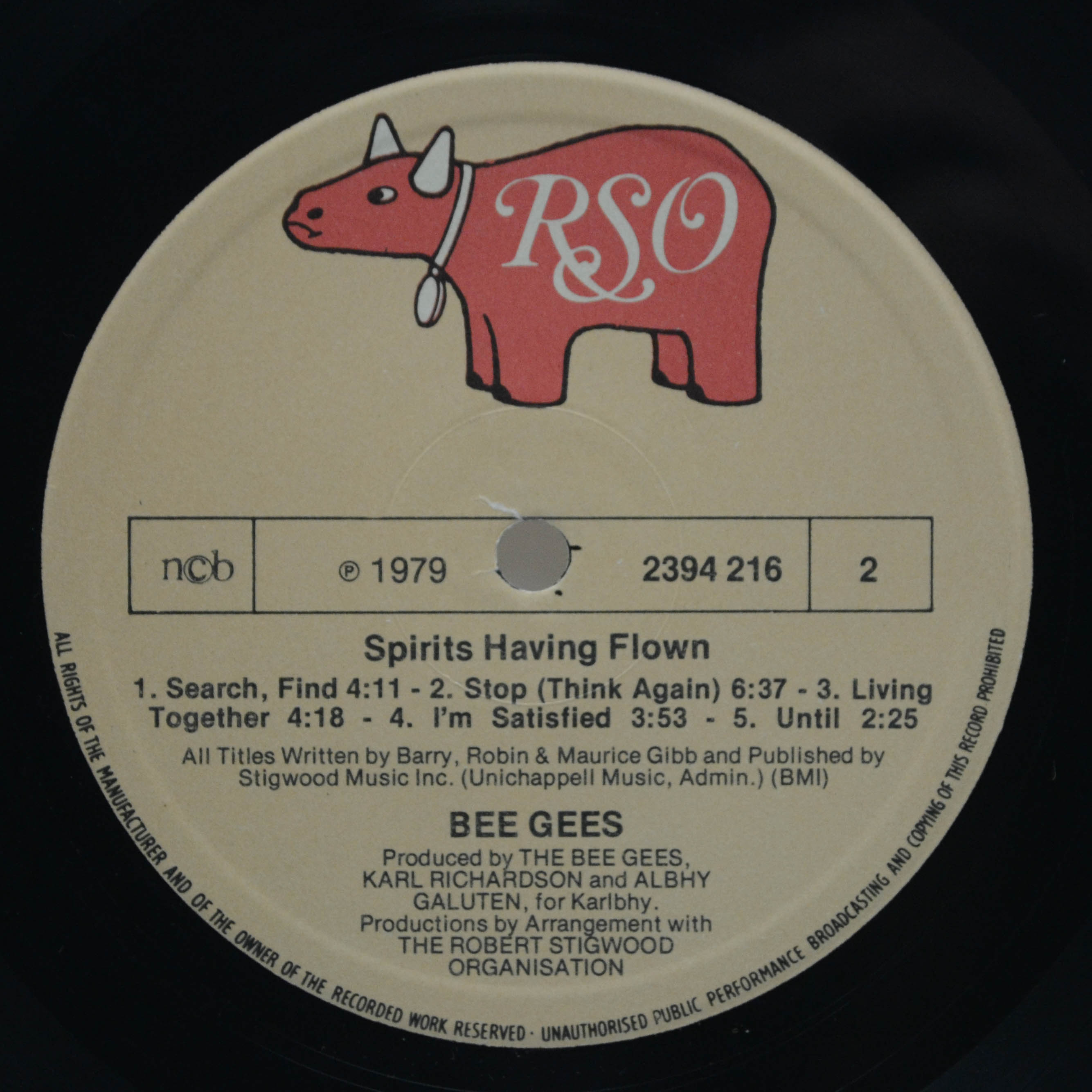 Bee Gees — Spirits Having Flown, 1979