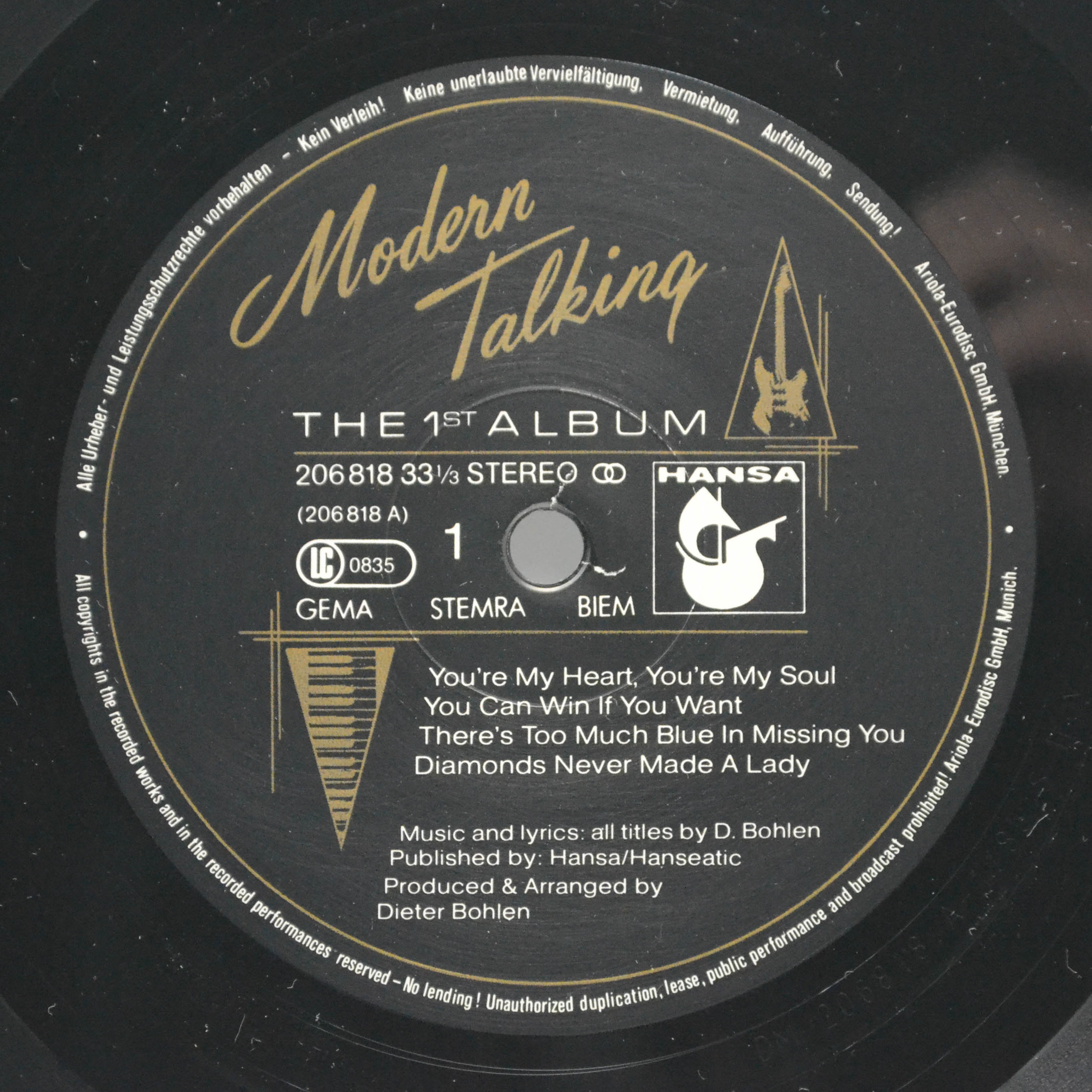 Modern Talking — The 1st Album, 1985