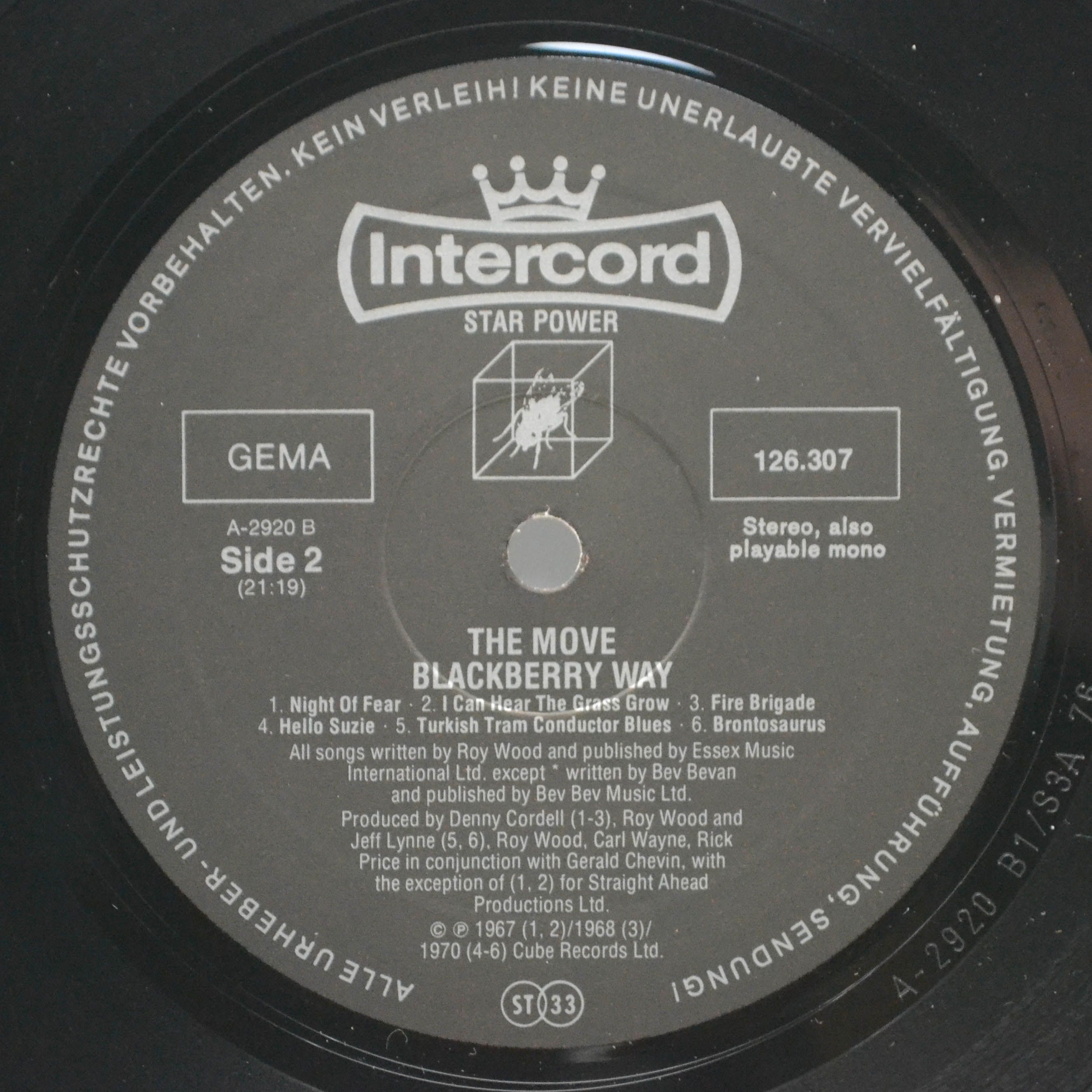 Move — Blackberry Way, 1976