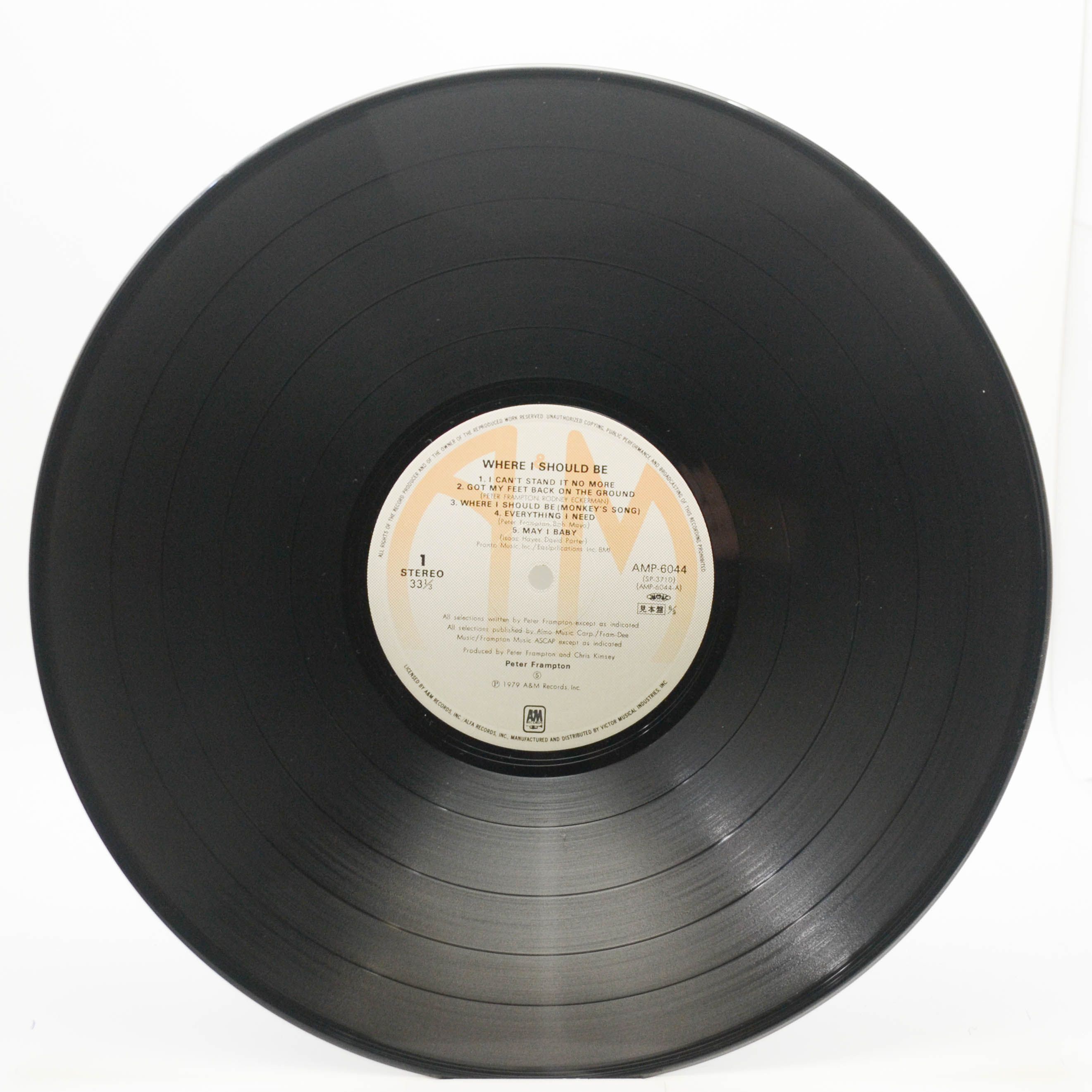 Peter Frampton — Where I Should Be, 1979