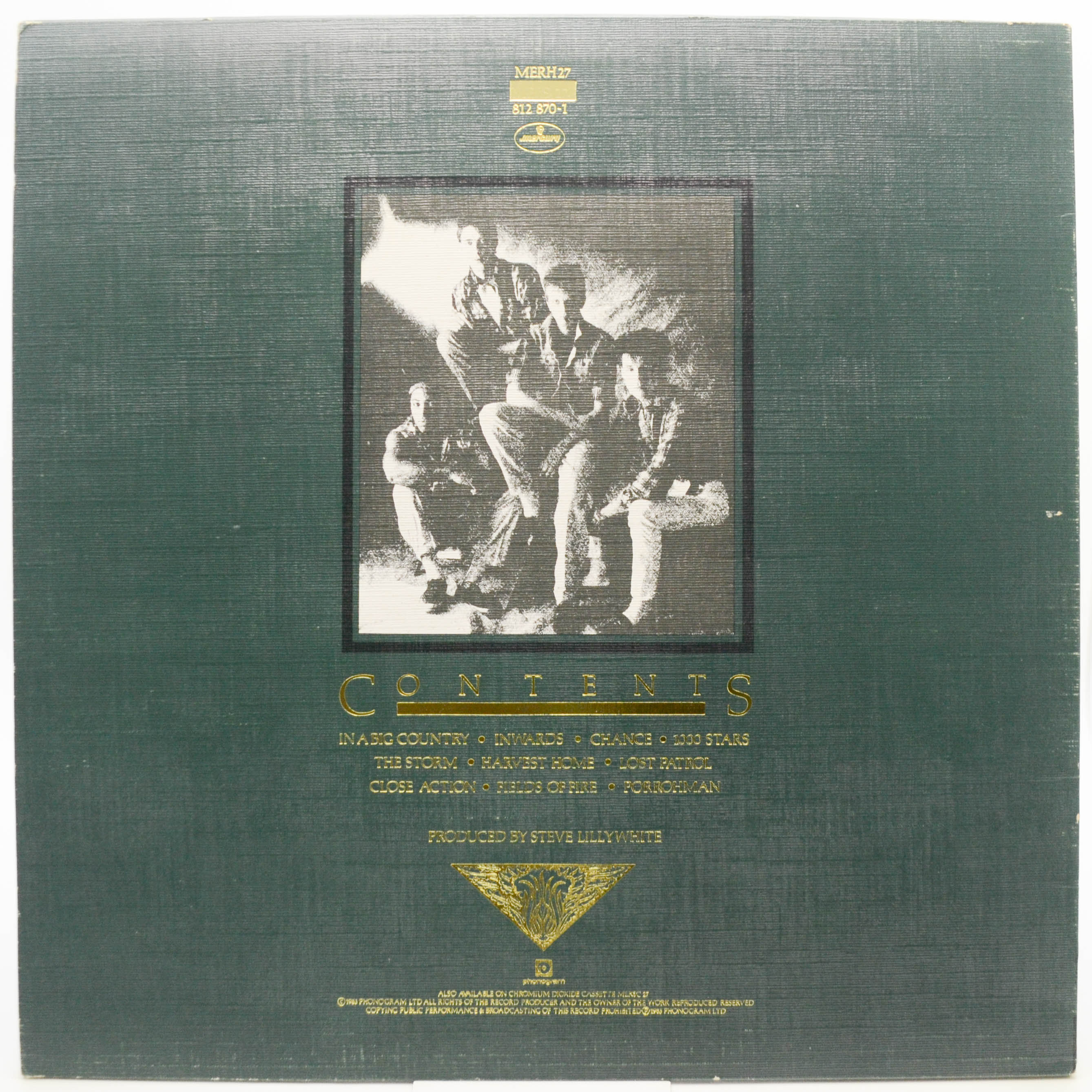 Big Country — The Crossing (1-st, UK), 1984