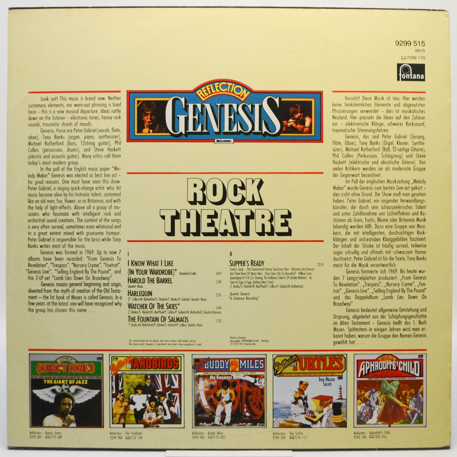 Genesis — Rock Theatre, 1975