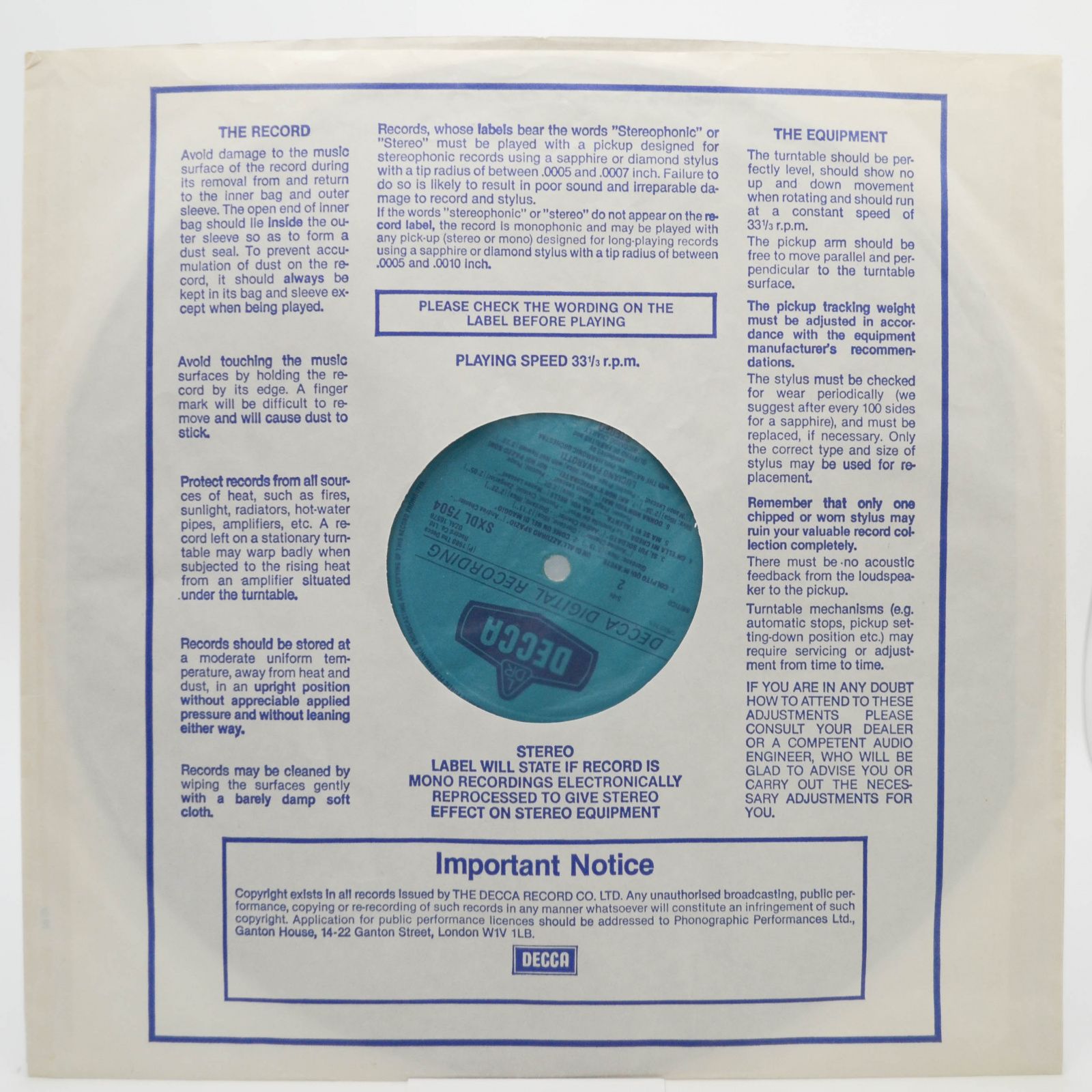 Luciano Pavarotti — Luciano Pavarotti Recital (UK), 1980