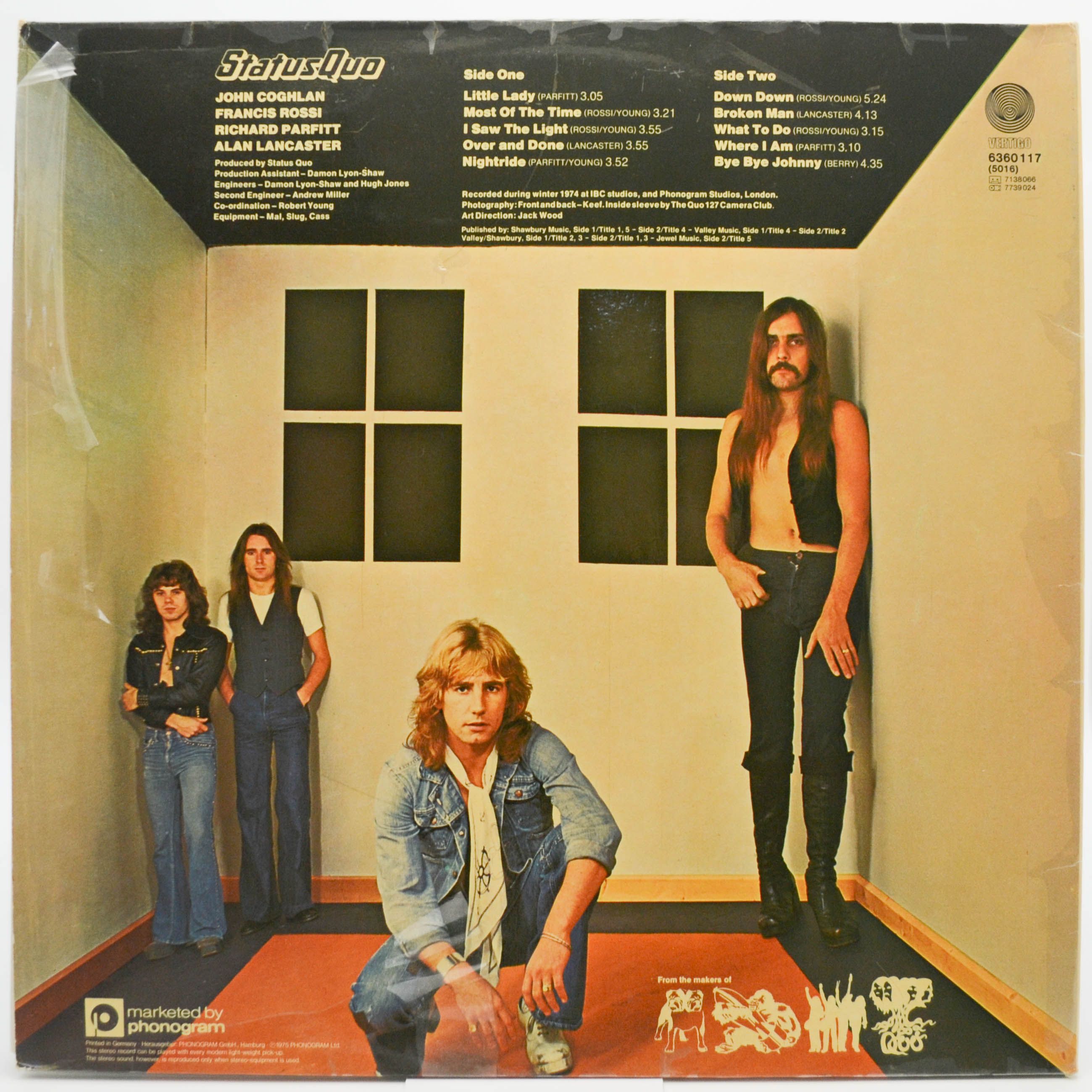 Status Quo — On The Level, 1975