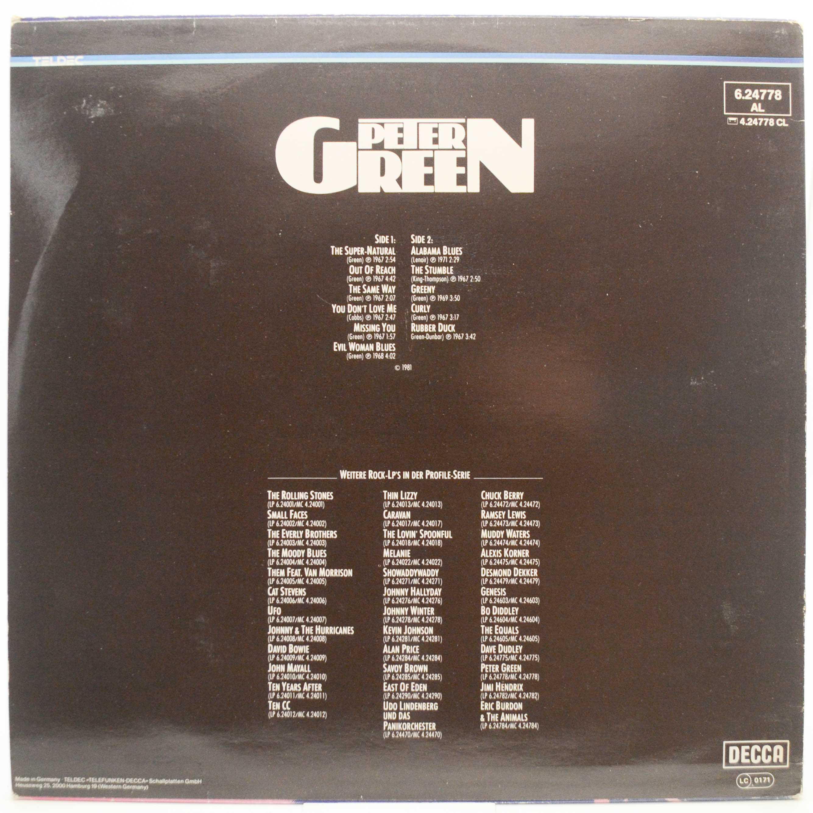 Peter Green — Peter Green, 1981