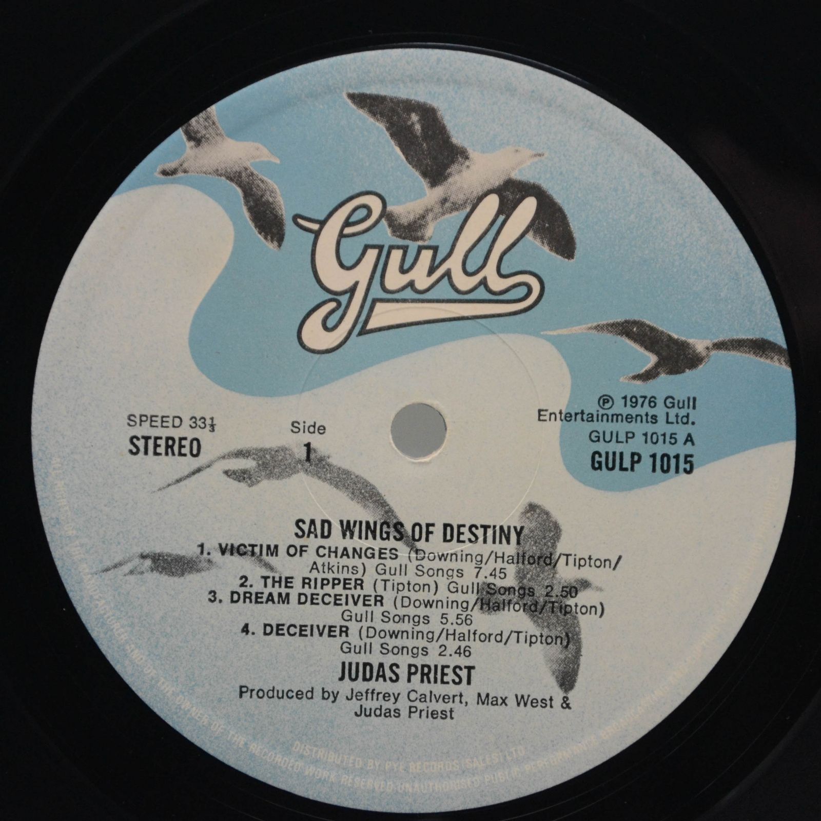 Judas Priest — Sad Wings Of Destiny (UK), 1976