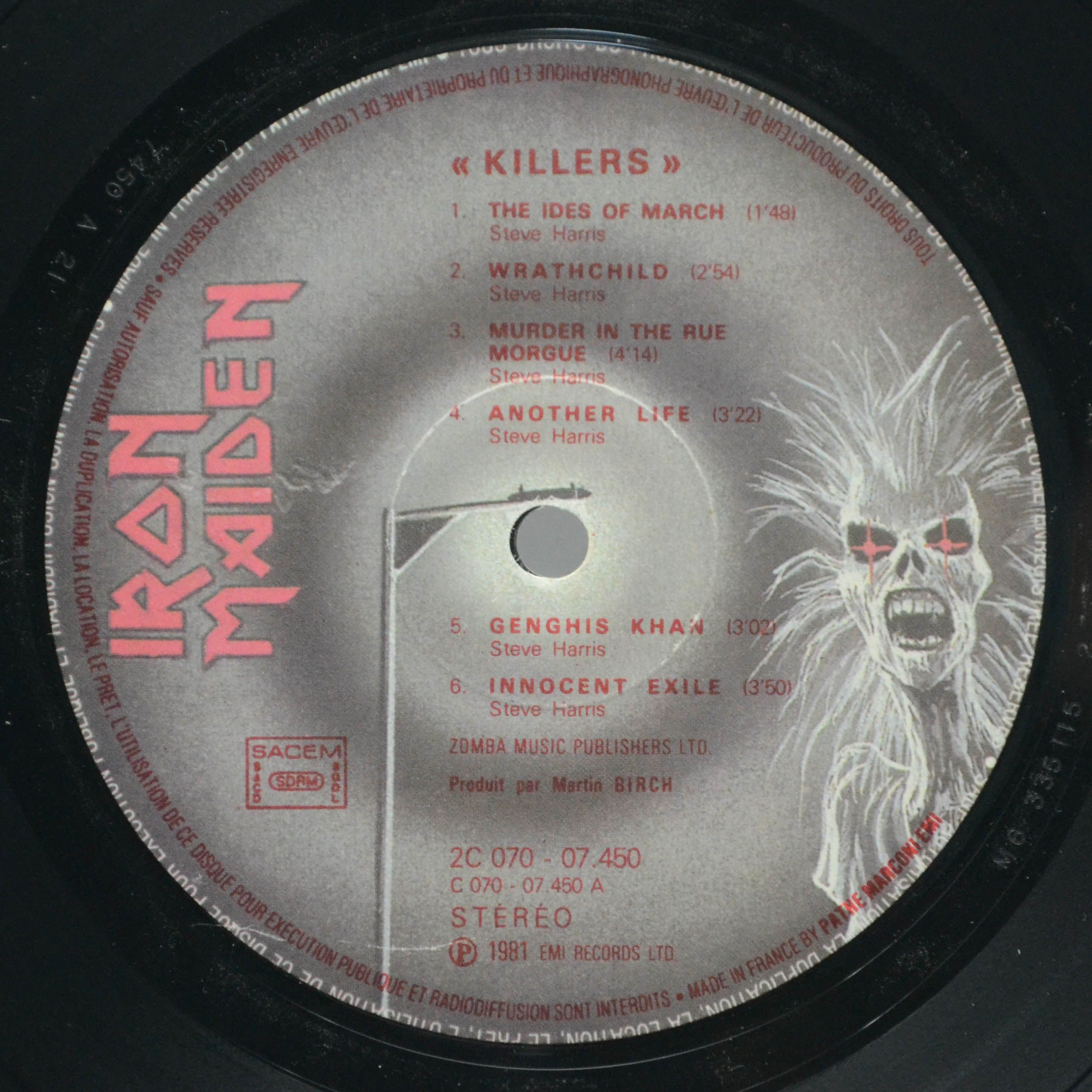 Iron Maiden — Killers, 1981