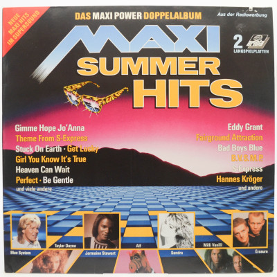 Maxi Summer Hits (Das Maxi Power Doppelalbum) (2LP), 1988