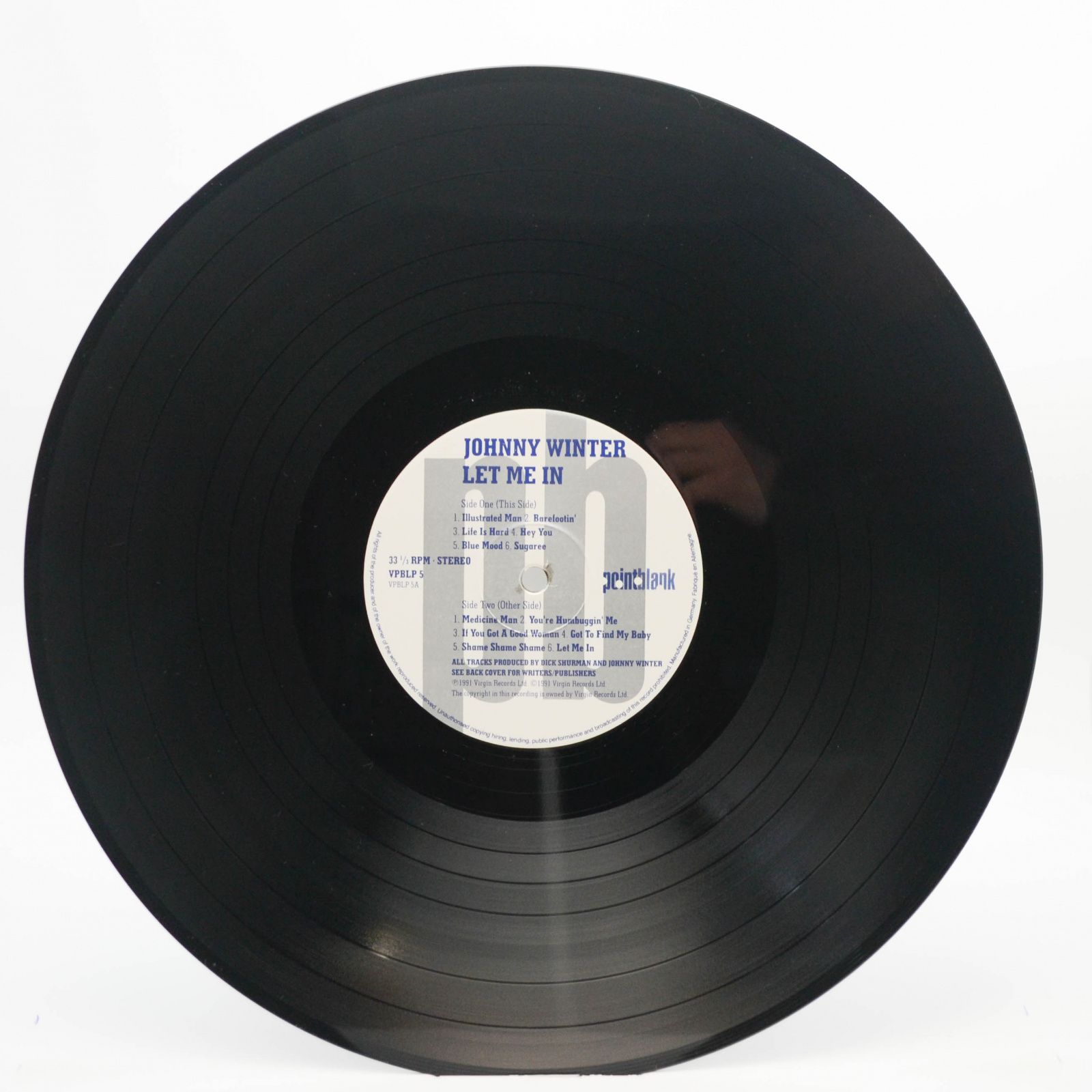 Johnny Winter — Let Me In, 1991