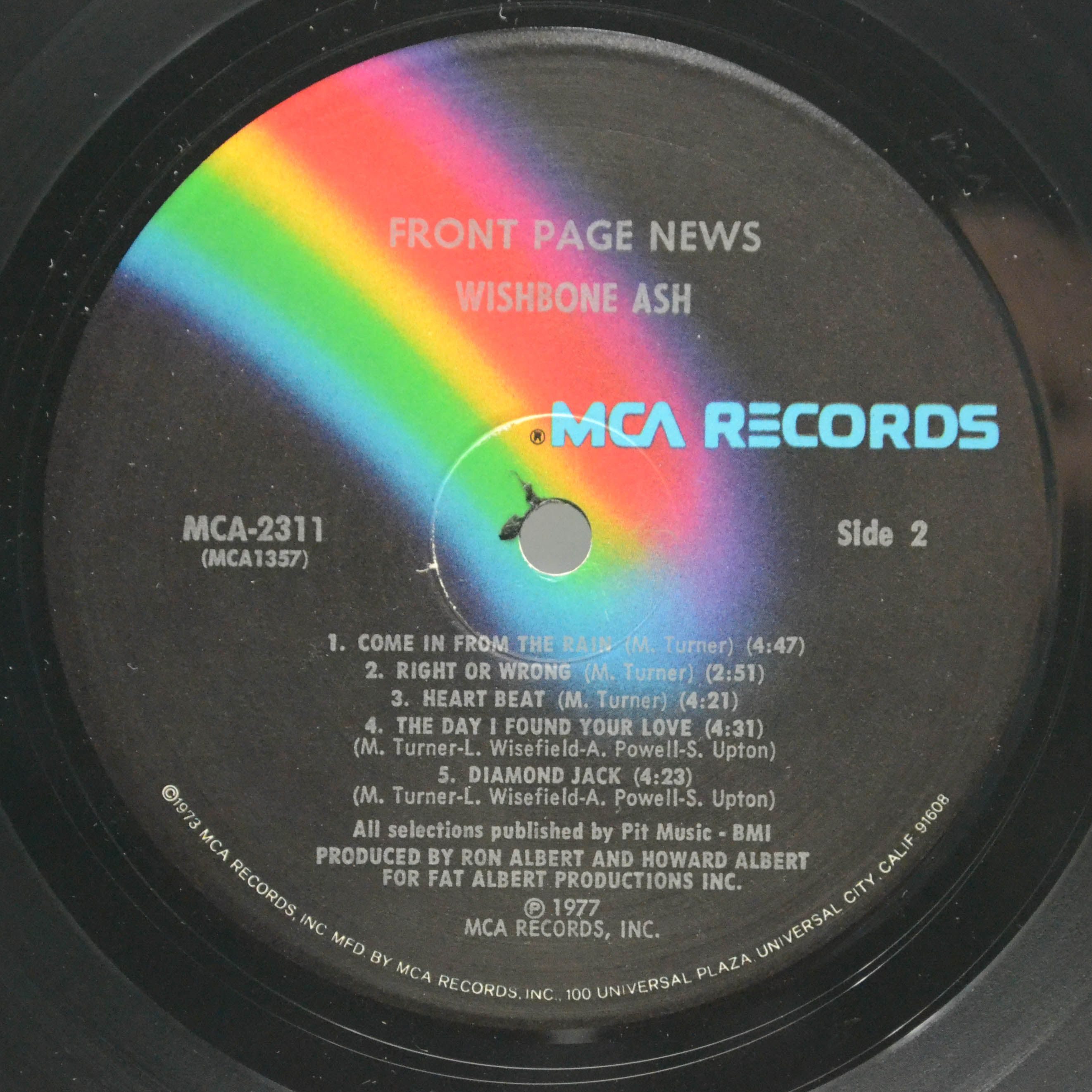 Wishbone Ash — Front Page News, 1977