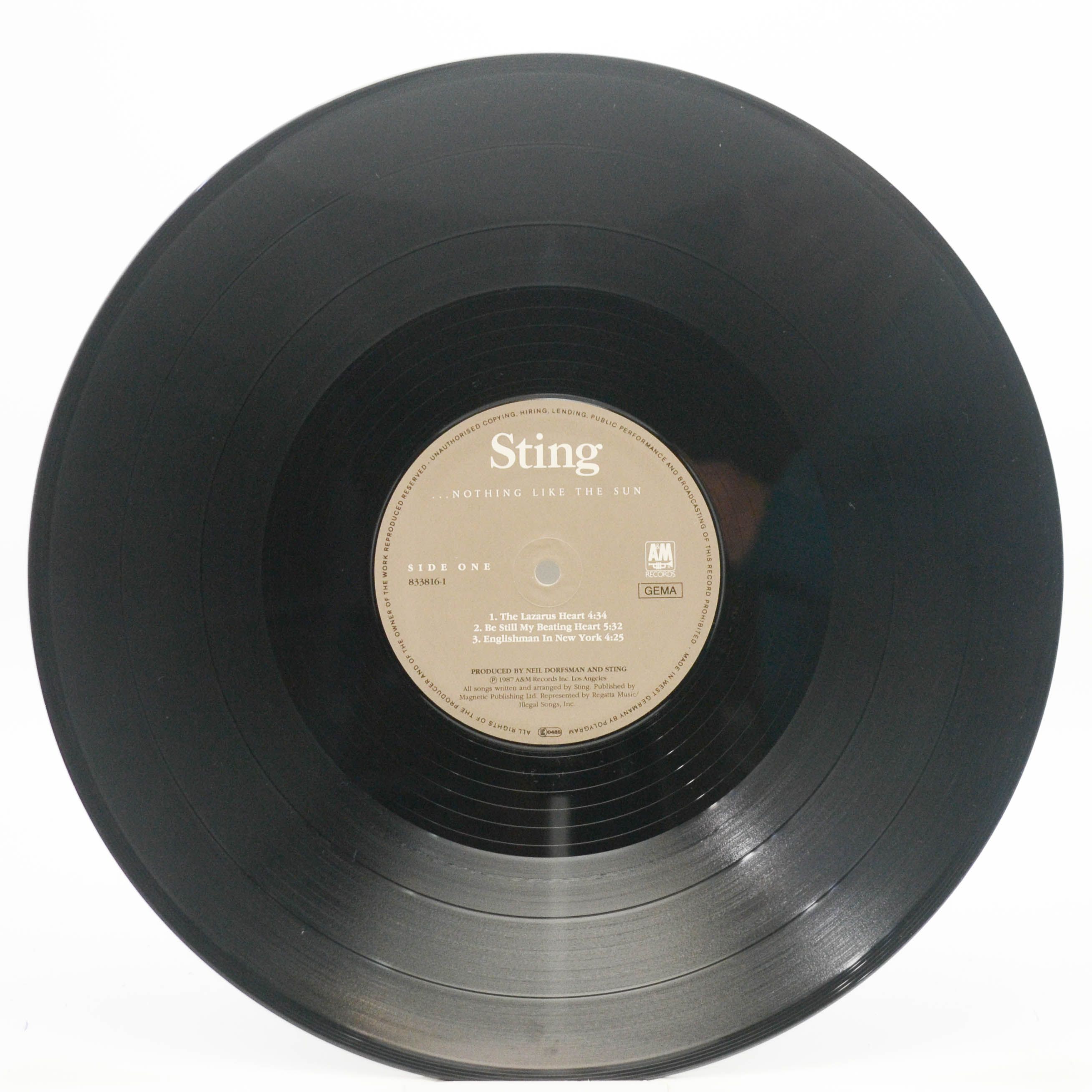 Sting — ...Nothing Like The Sun (2LP), 1987