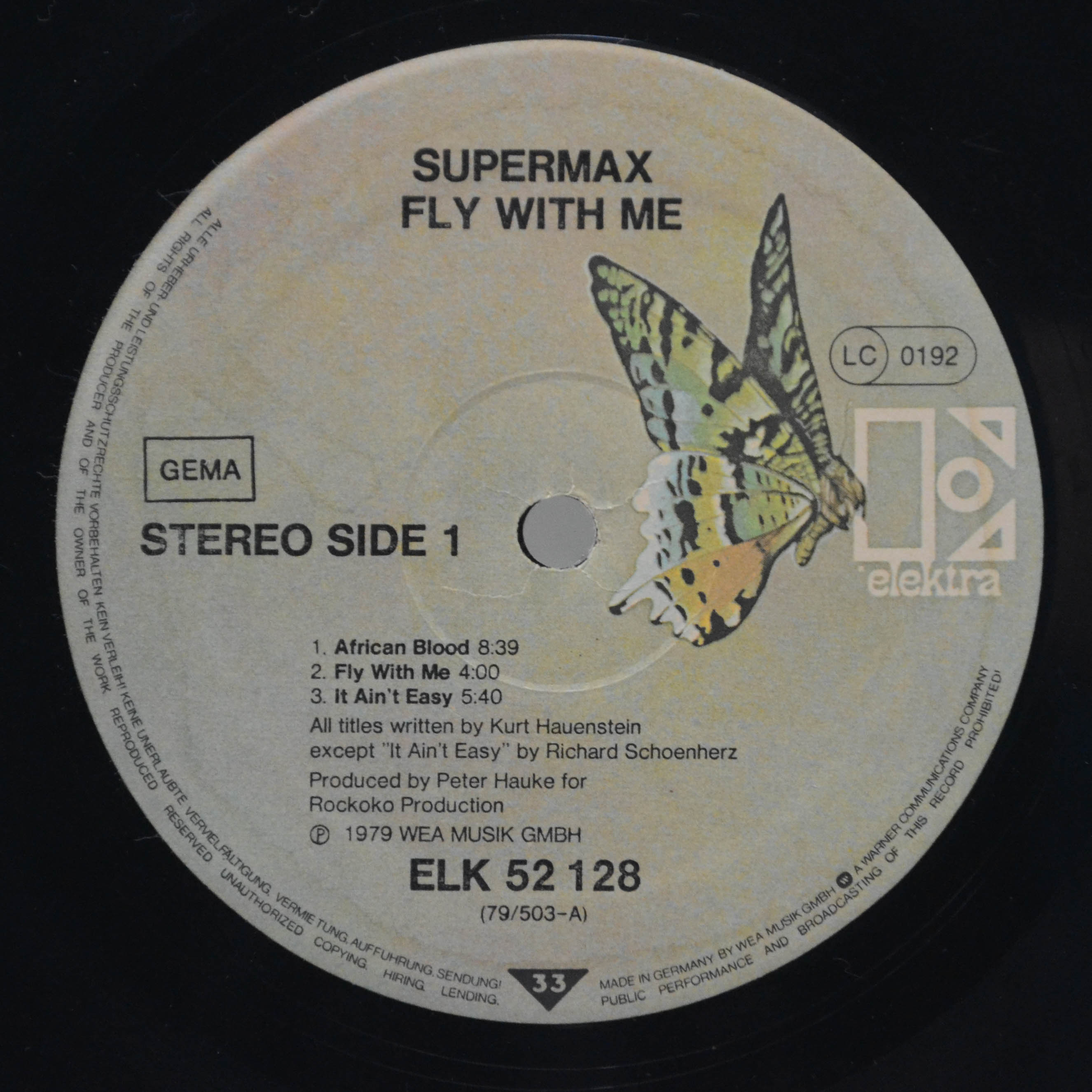 Supermax — Fly With Me, 1979