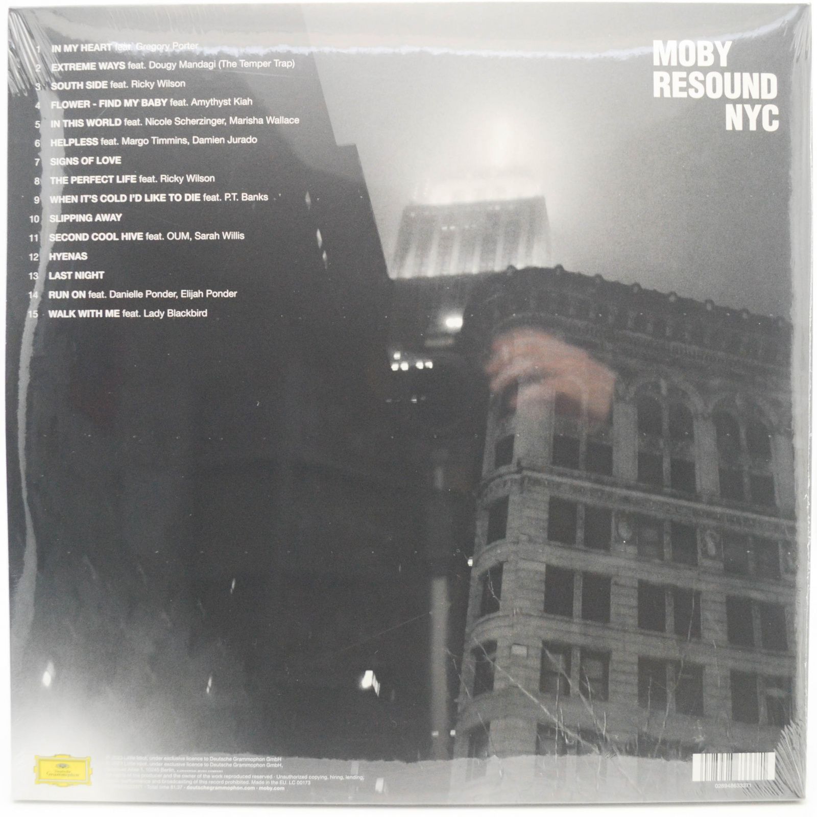 Moby — Resound NYC (2LP), 2023