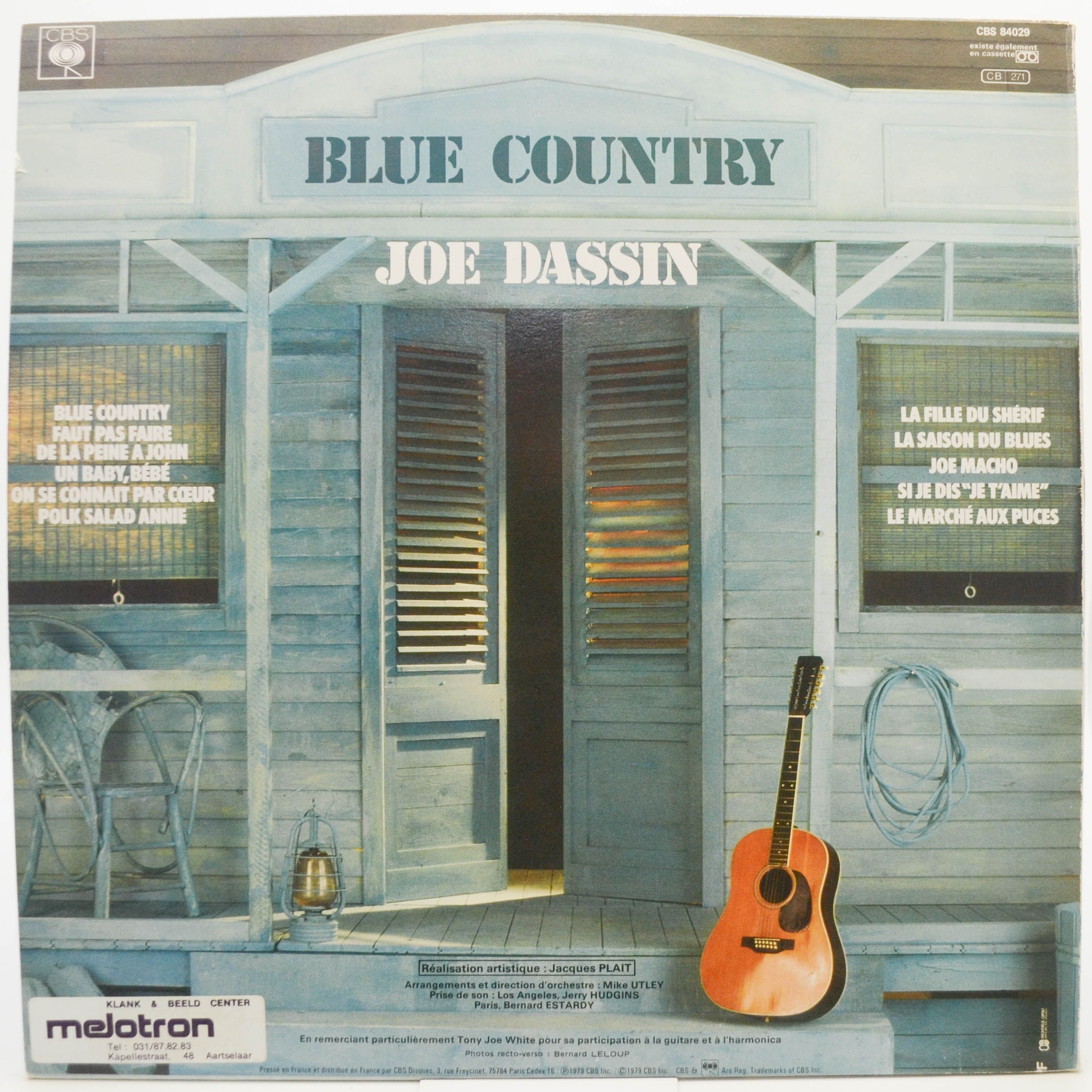 Joe Dassin — Blue Country (1-st, France), 1979