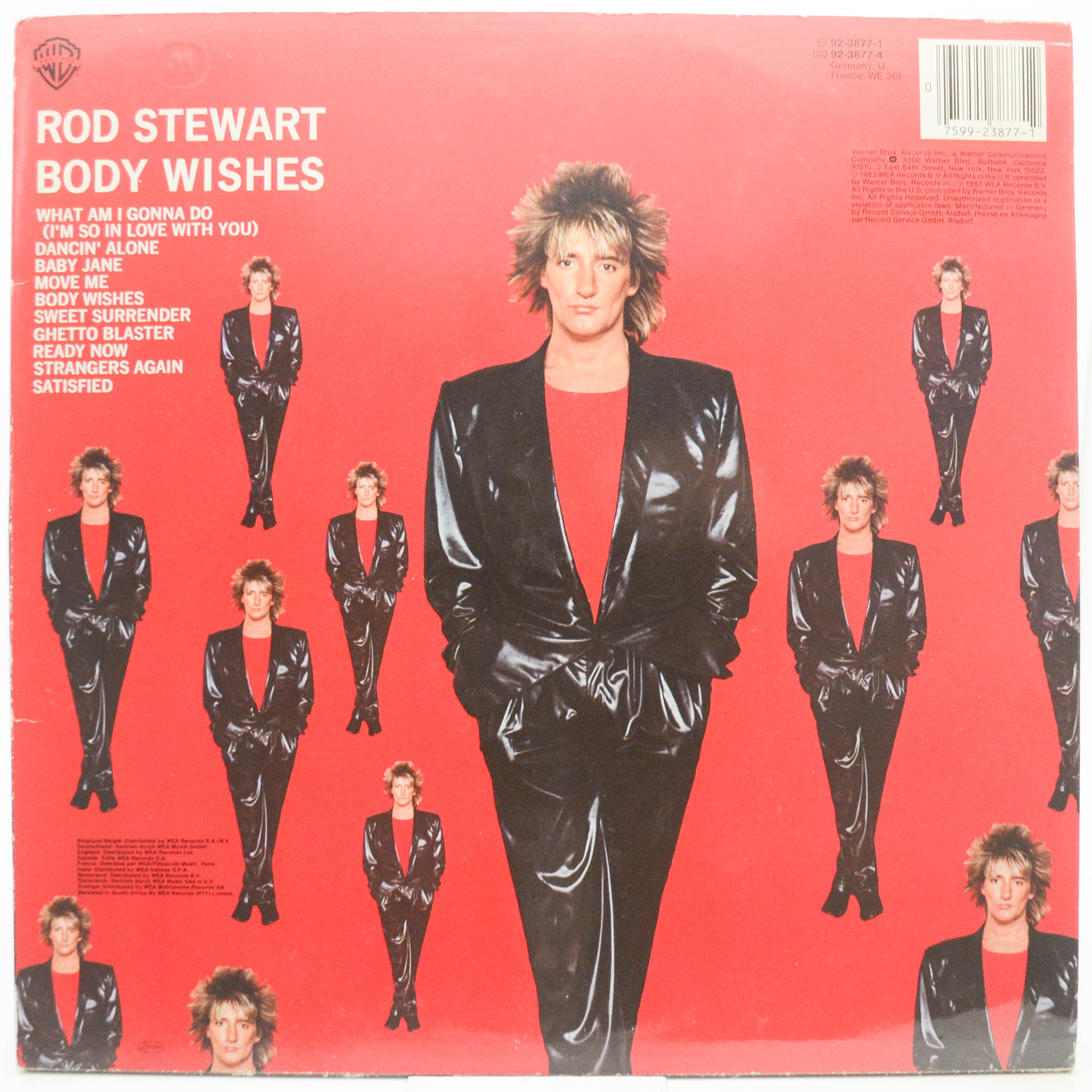 Rod Stewart — Body Wishes, 1983