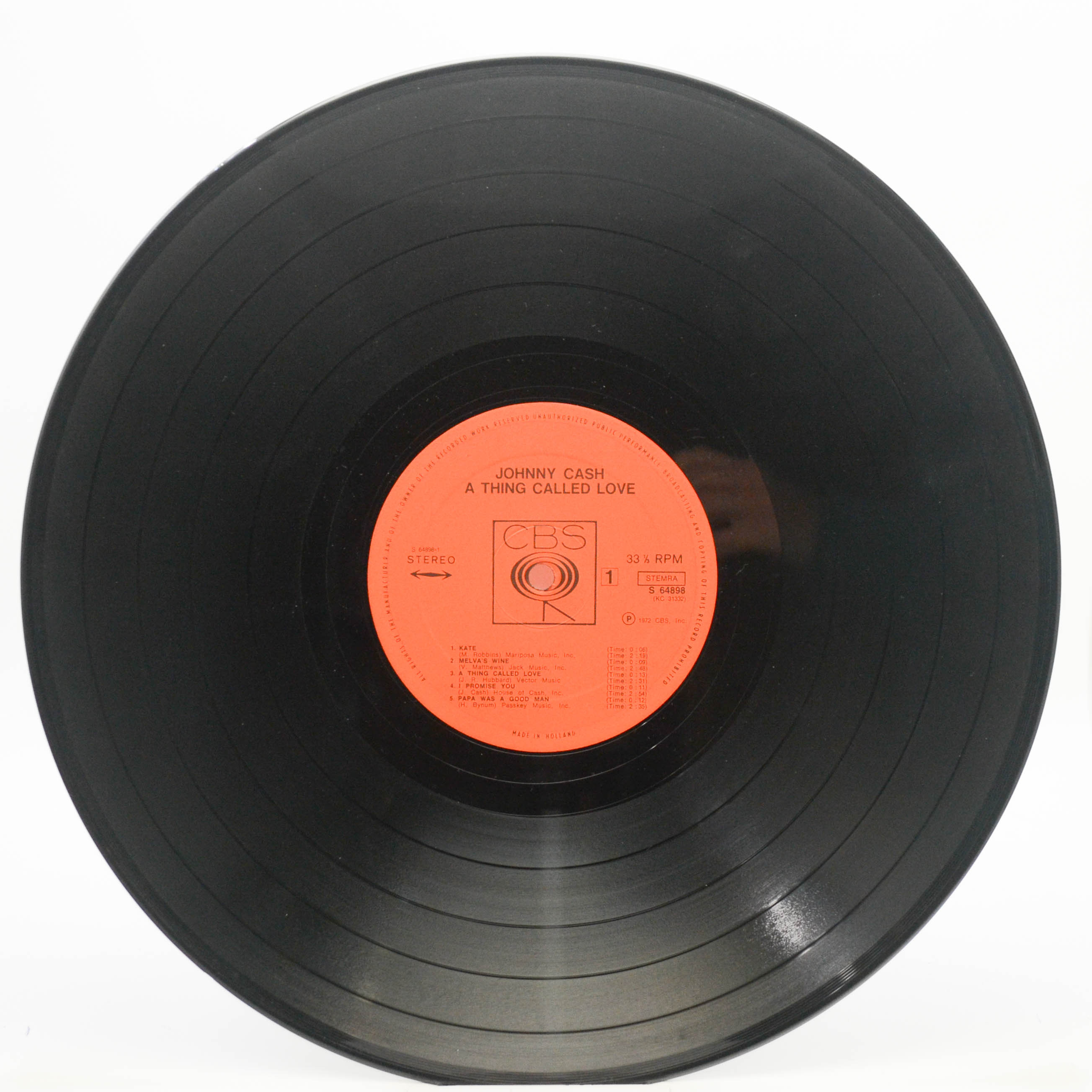 Johnny Cash — A Thing Called Love, 1972