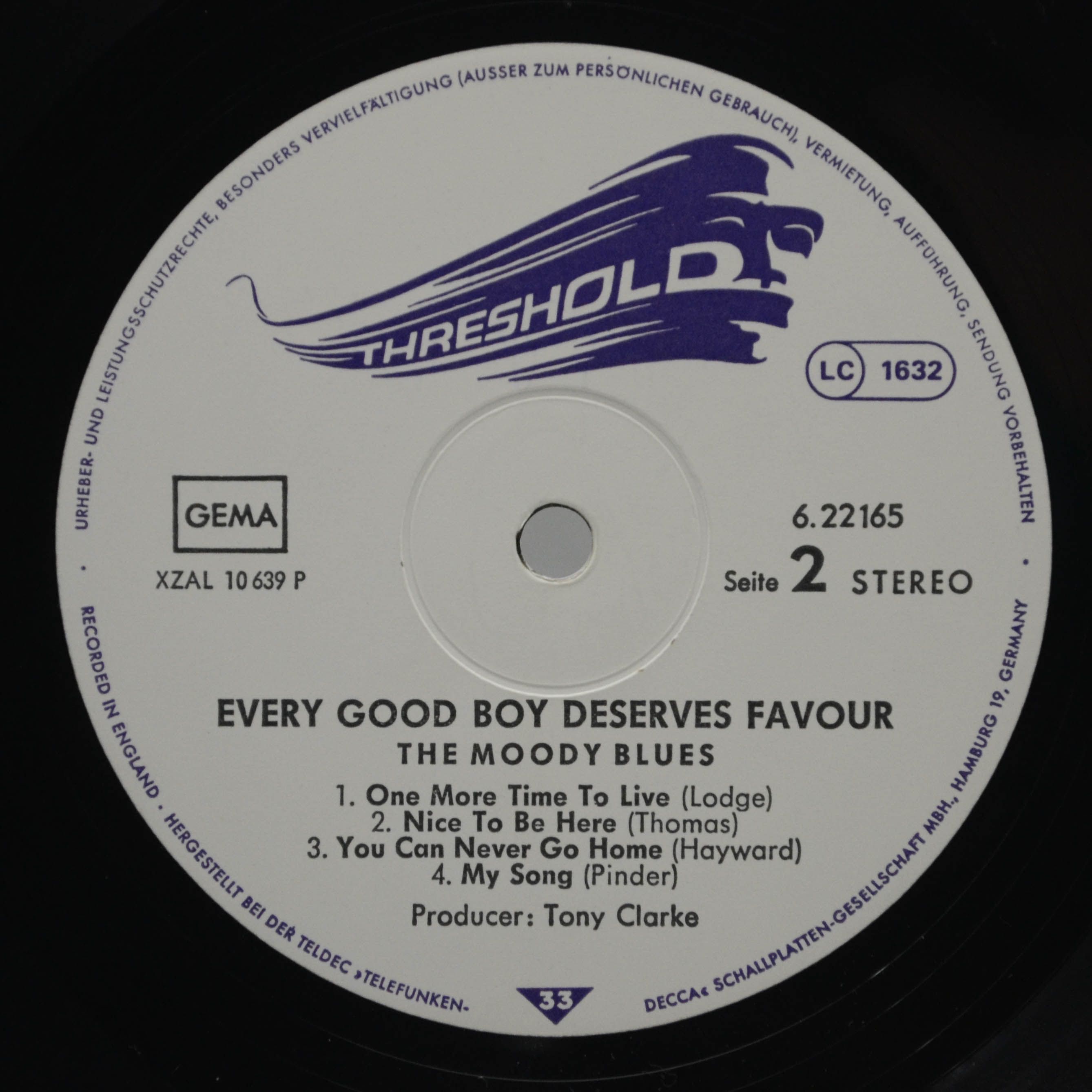 Moody Blues — Every Good Boy Deserves Favour, 1977