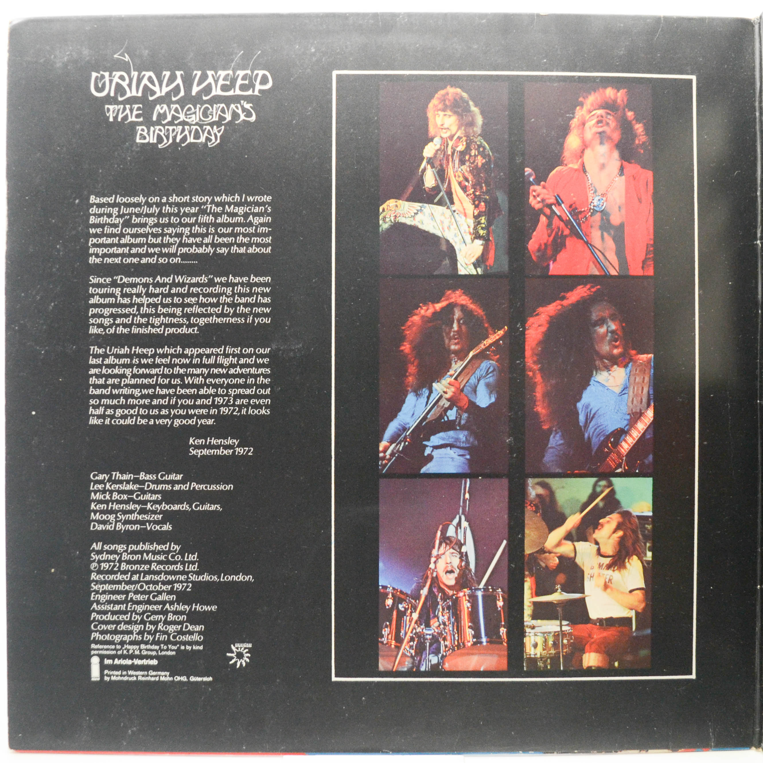 Uriah Heep — The Magician's Birthday, 1972