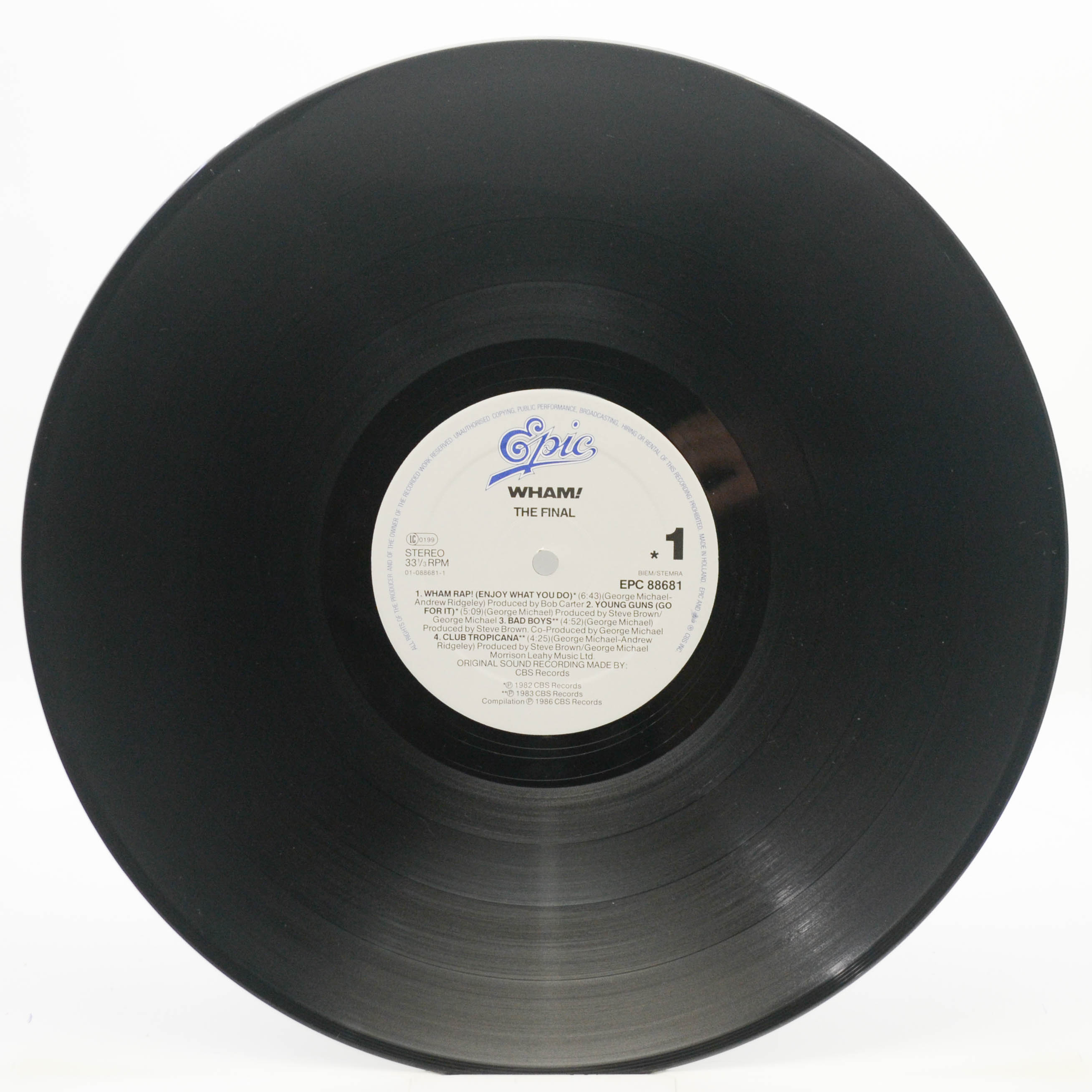 Wham! — The Final (2LP), 1986