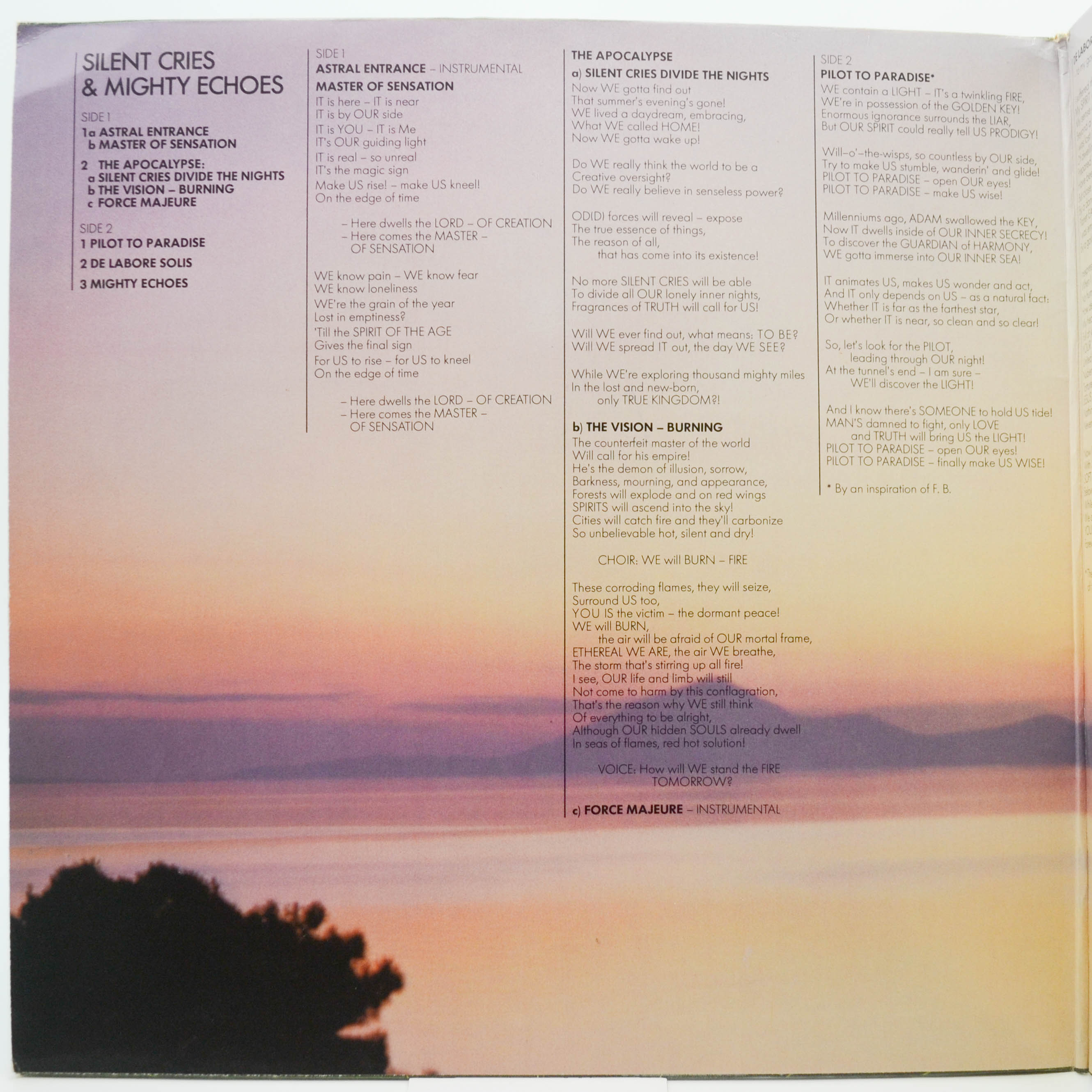 Eloy — Silent Cries And Mighty Echoes, 1979