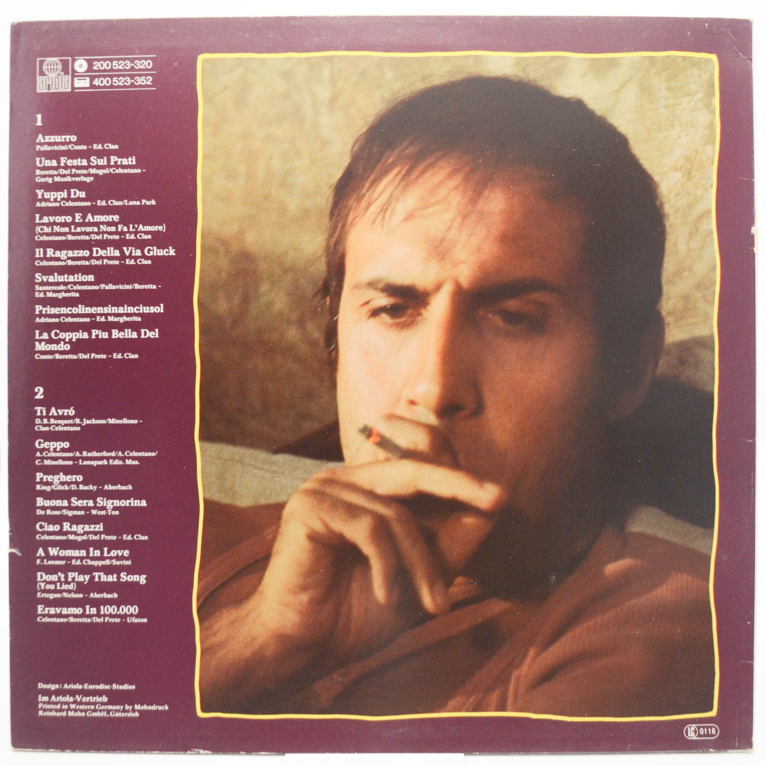 Adriano Celentano — Europa Tour, 1979