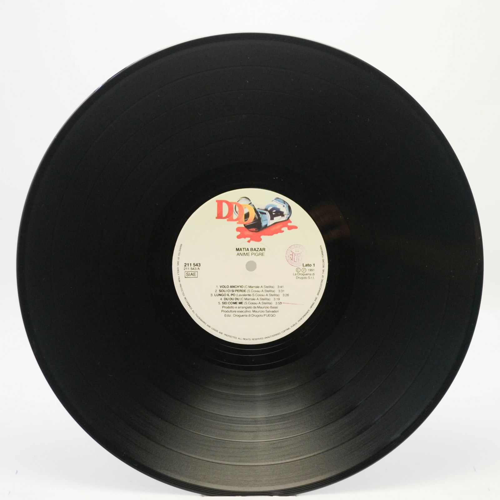 Matia Bazar — Anime Pigre (1-st, Italy), 1991