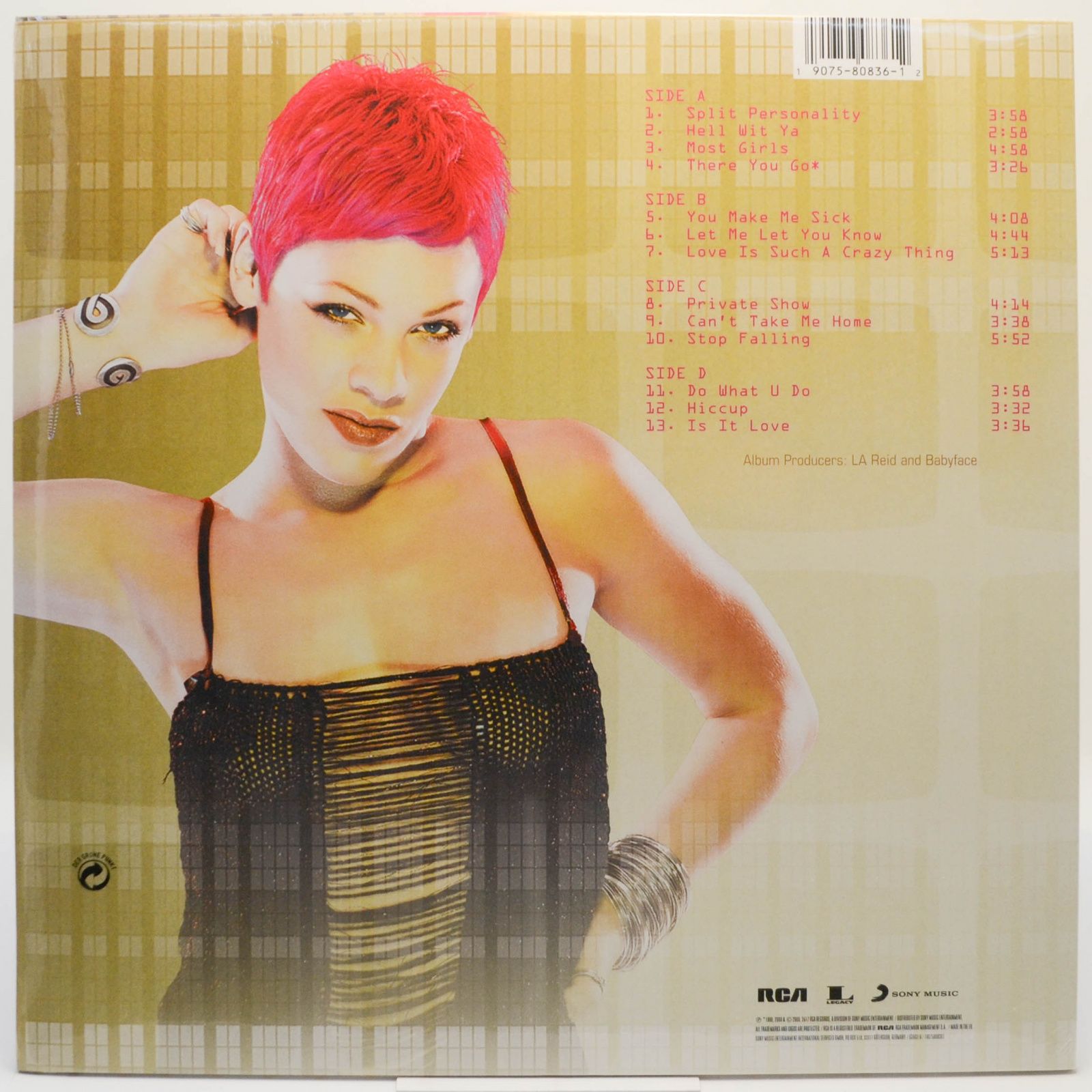 P!NK — Can't Take Me Home, 2018