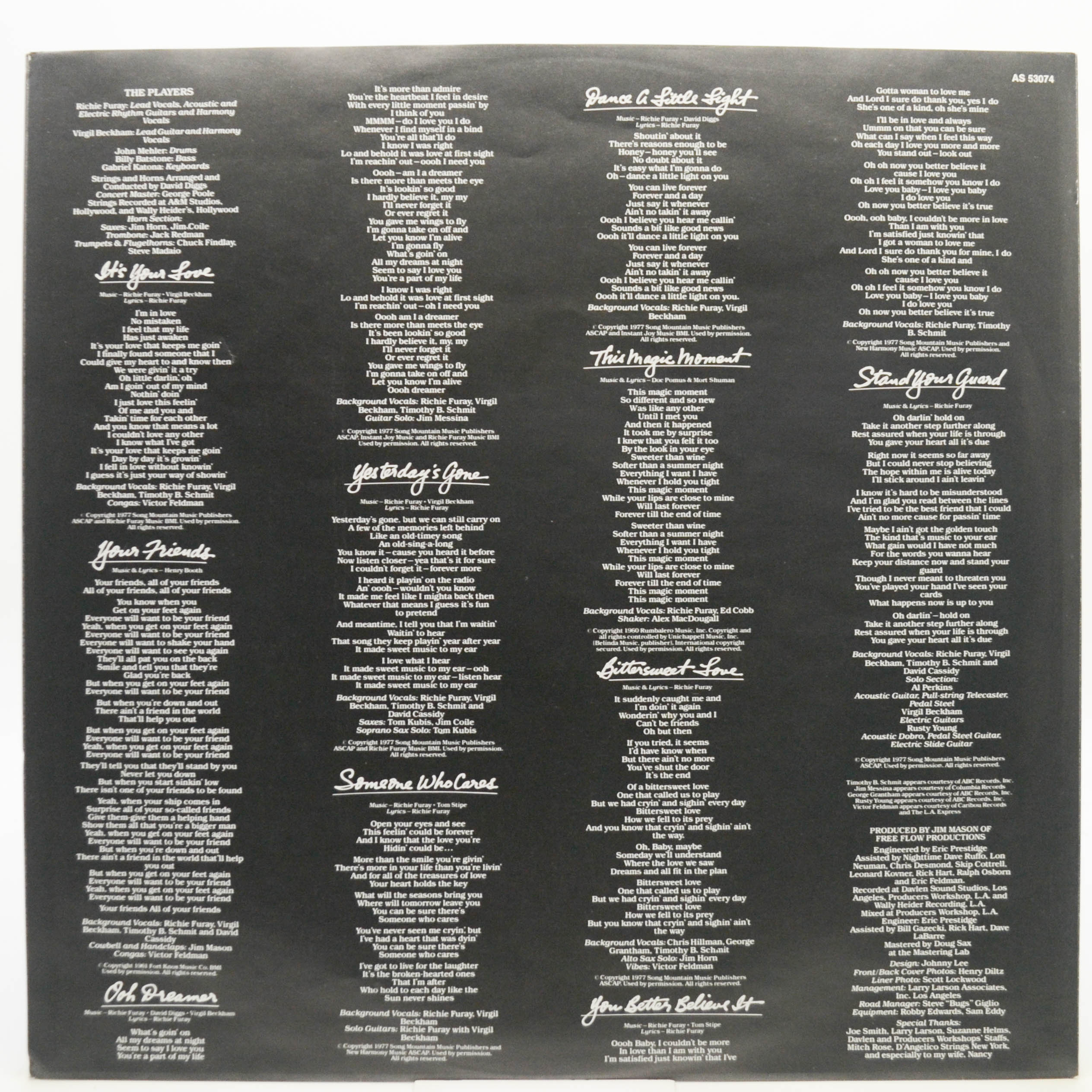 Richie Furay — Dance A Little Light, 1978