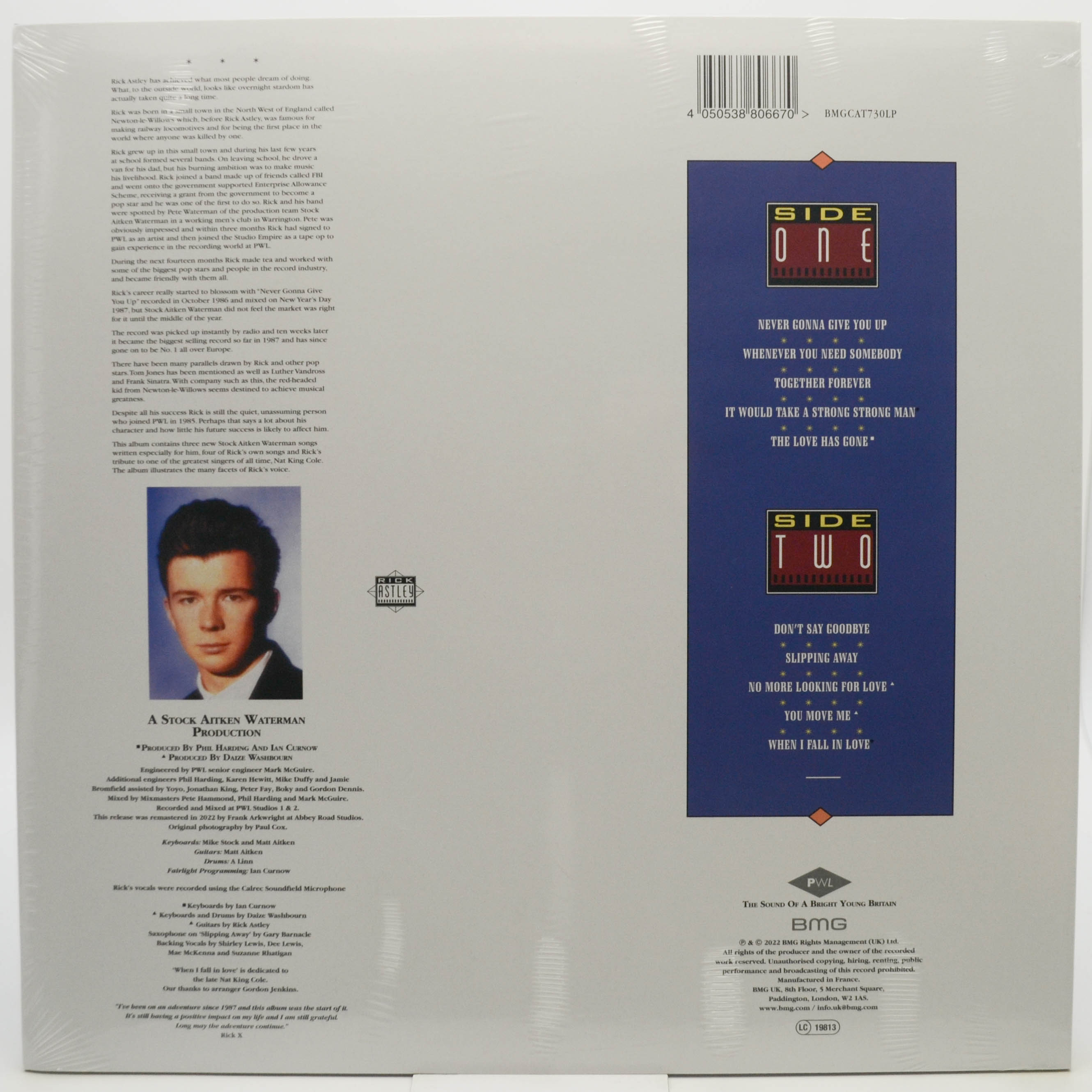 Rick Astley — Whenever You Need Somebody, 1987