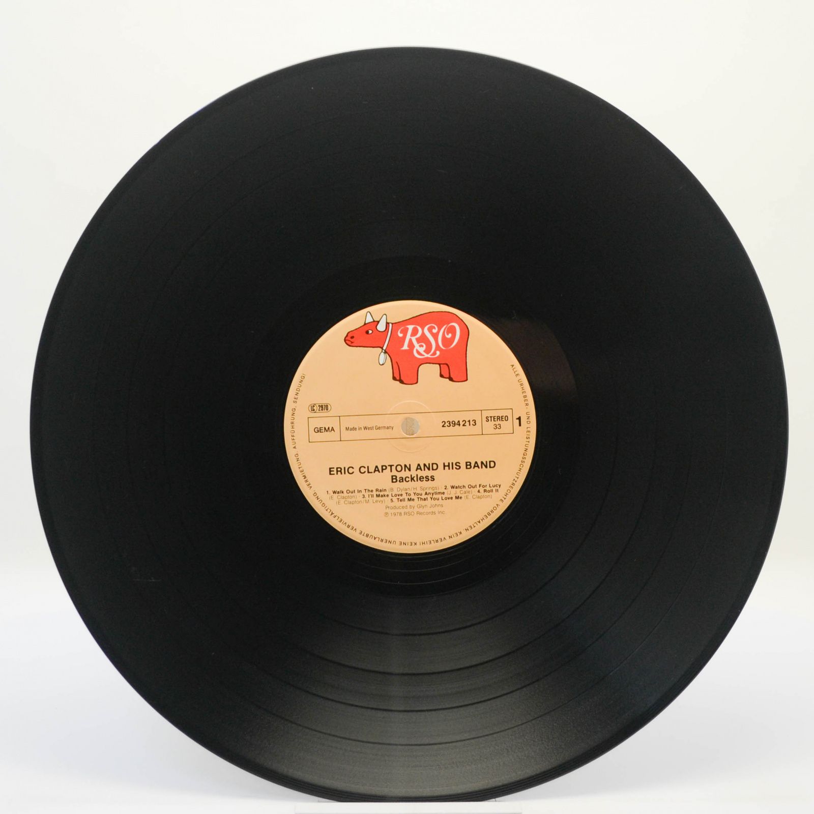 Eric Clapton — Backless, 1978