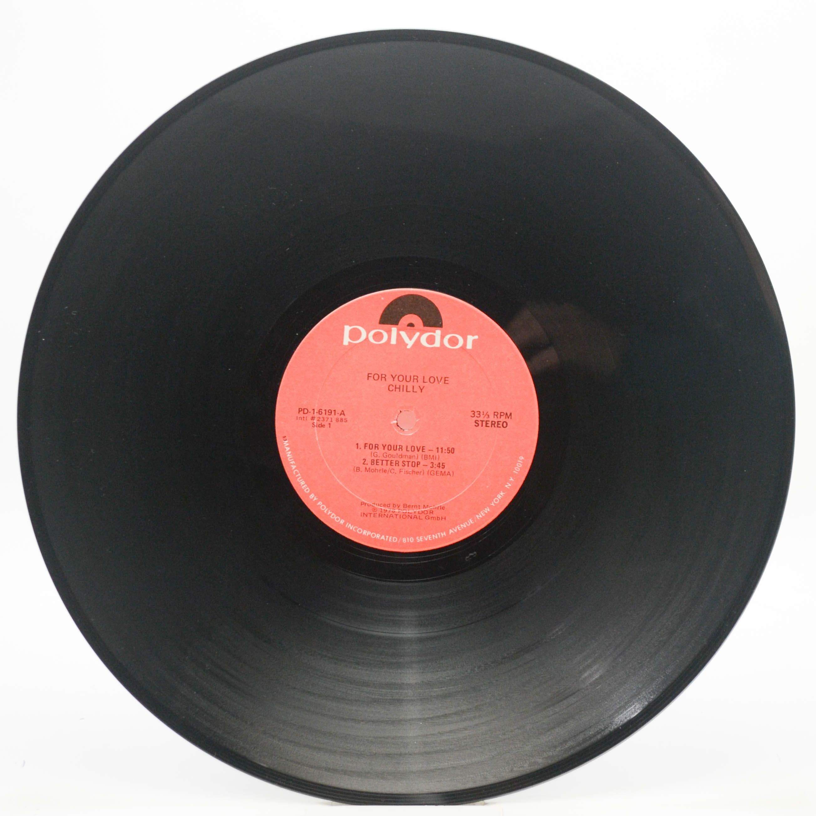 Chilly — For Your Love (USA), 1979