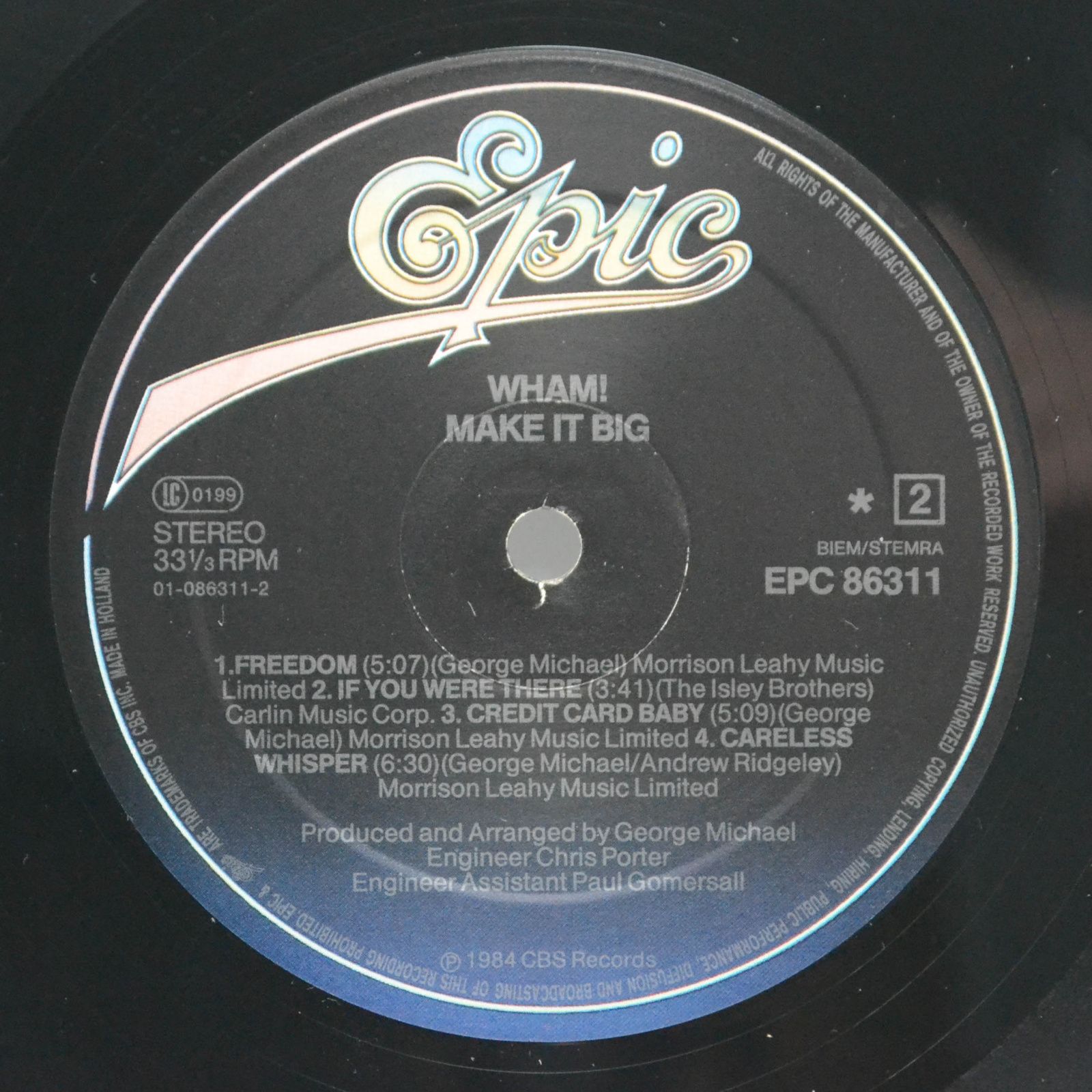 Wham! — Make It Big, 1984