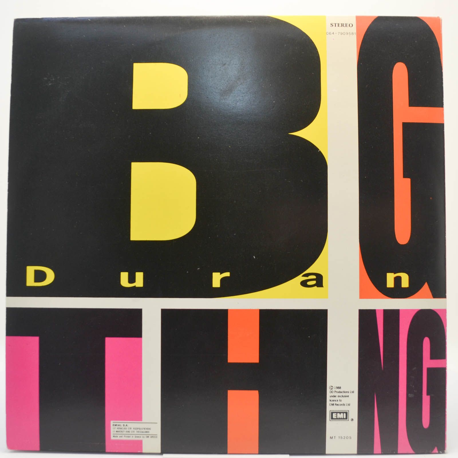 Duran Duran — Big Thing, 1988