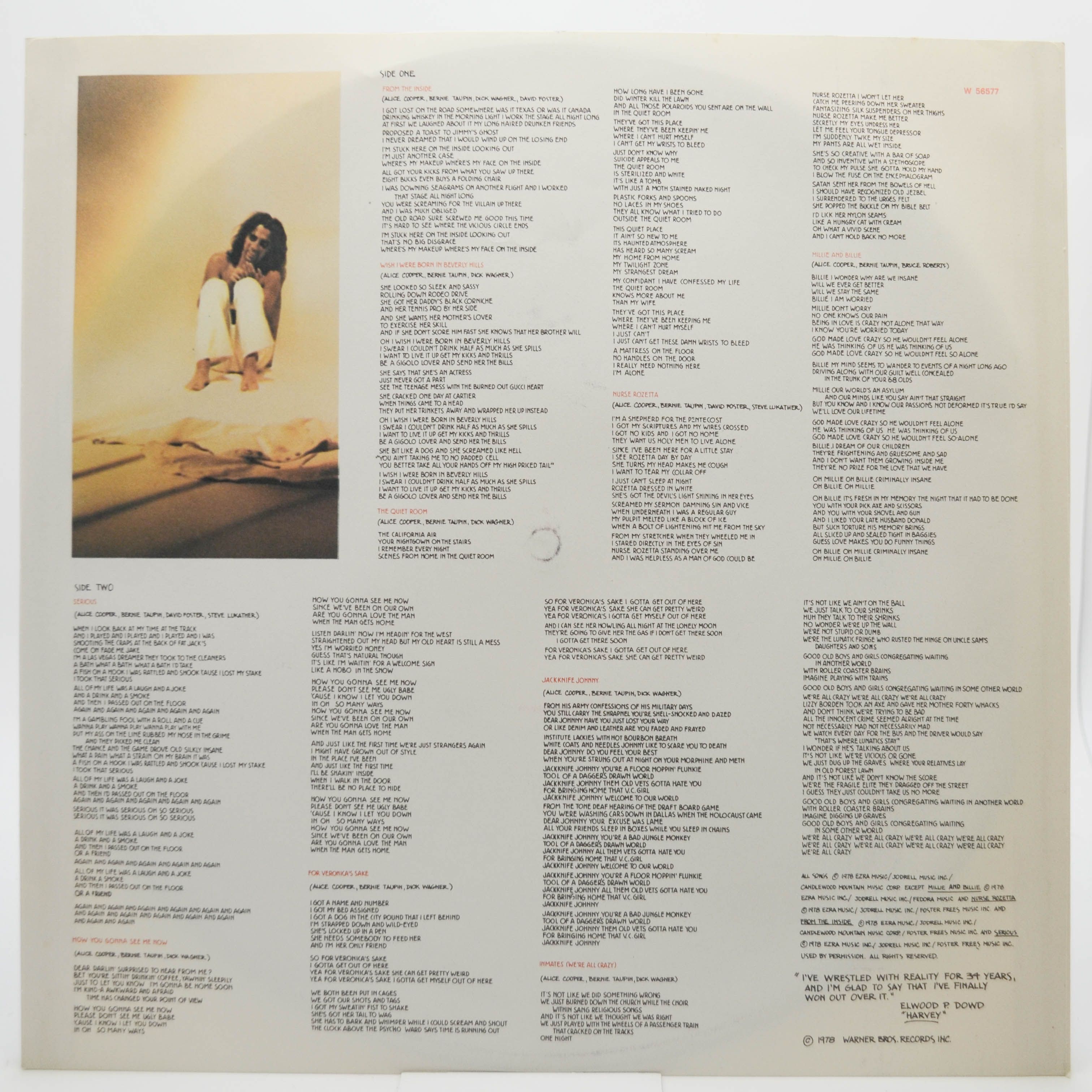 Alice Cooper — From The Inside, 1978