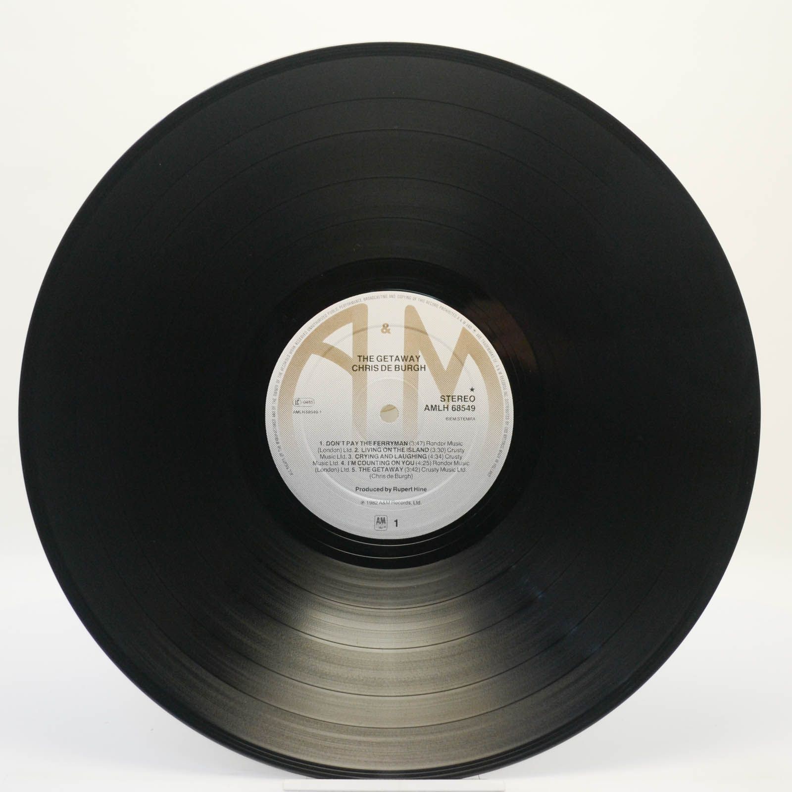 Chris de Burgh — The Getaway, 1982